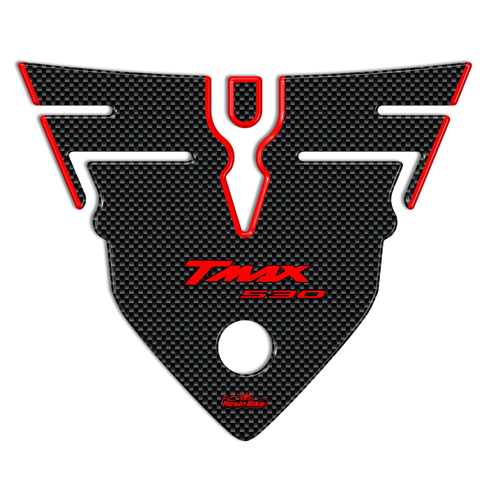 Resin Bike 3D Motorcycle Stickers - Tail Section | Yamaha TMAX 530 2012>2016 RB-B7015X42 - Pyramid Motorcycle Accessories
