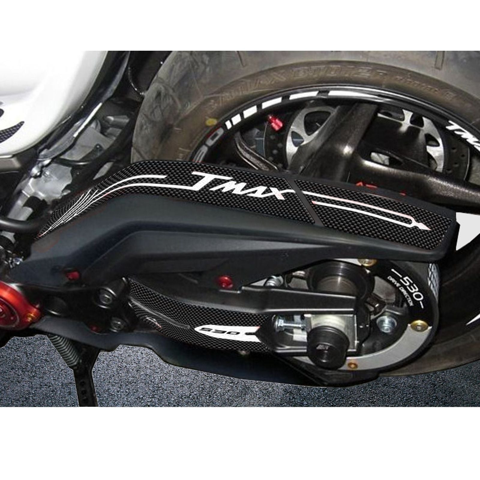 Resin Bike 3D Motorcycle Stickers - Swingarm | Yamaha TMAX 530 2012>2016 RB-B18160G1 - Pyramid Motorcycle Accessories