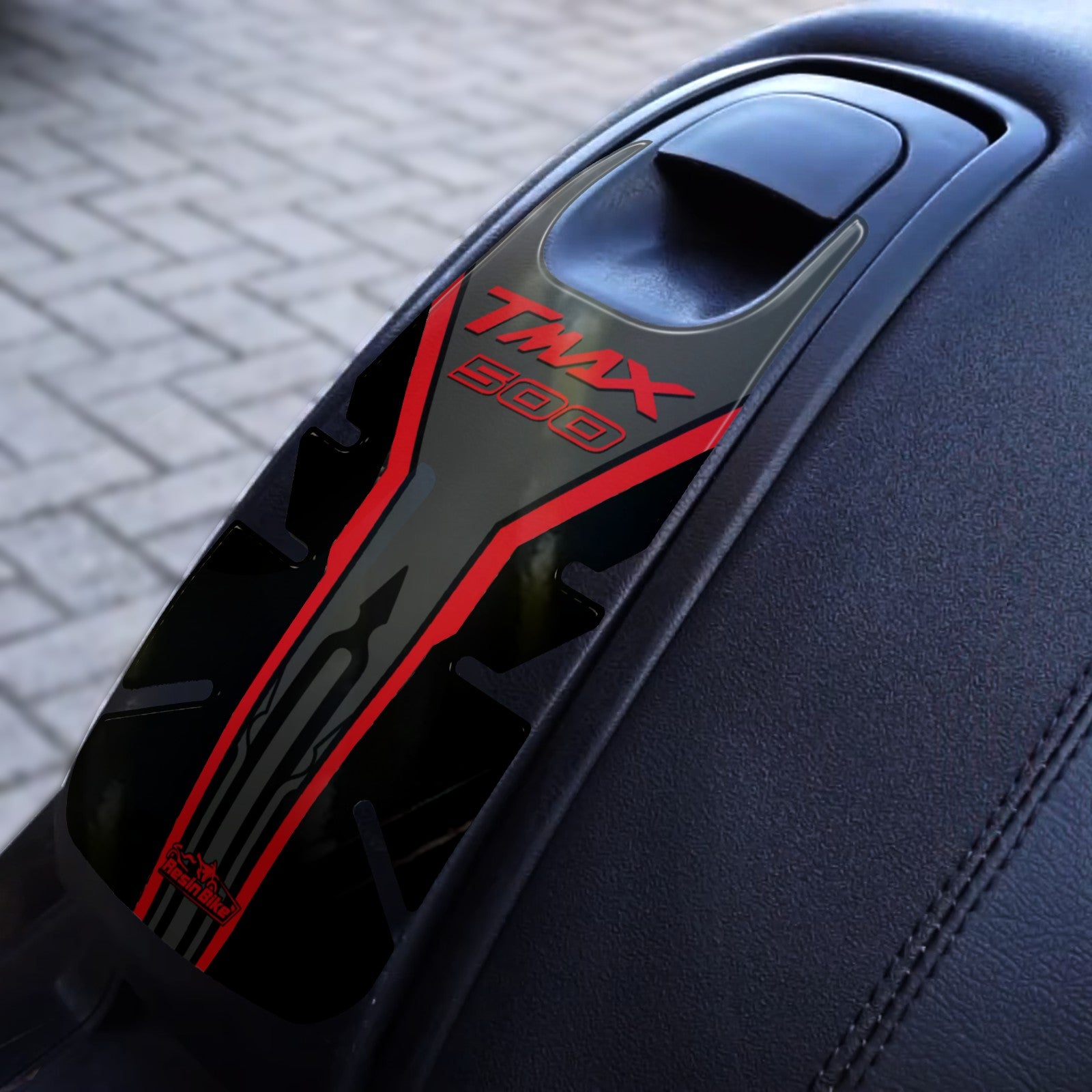 Resin Bike 3D Motorcycle Stickers - Fuel Cap | Yamaha TMAX 500 2001>2007 RB-B22830K1 - Pyramid Motorcycle Accessories