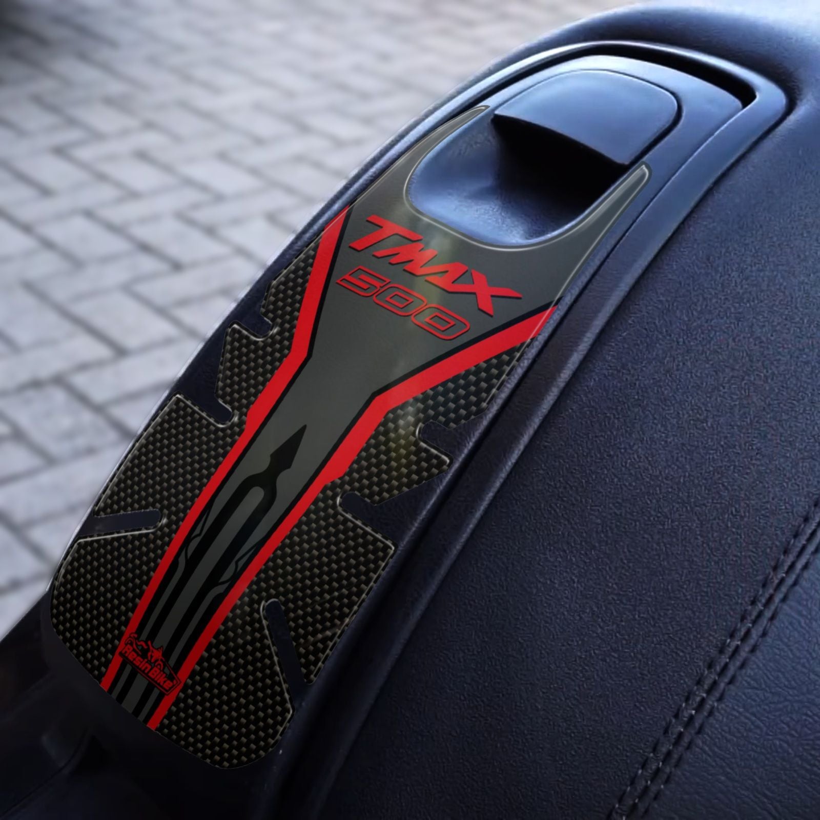Resin Bike 3D Motorcycle Stickers - Fuel Cap | Yamaha TMAX 500 2001>2007 RB-B73323X4 - Pyramid Motorcycle Accessories