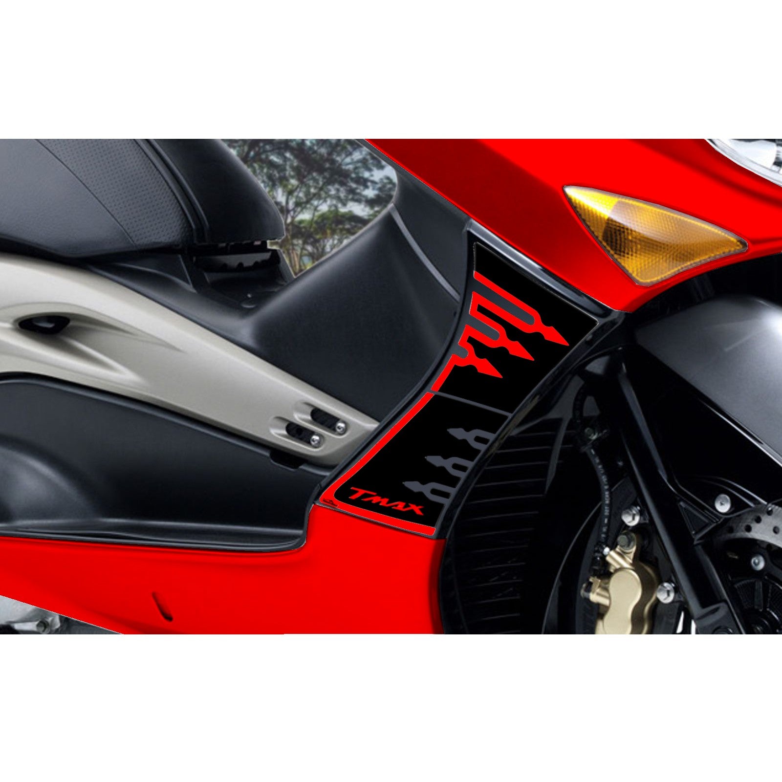 Resin Bike 3D Motorcycle Stickers - Tank Sides | Yamaha TMAX 500 2001>2007 RB-B80022E5 - Pyramid Motorcycle Accessories