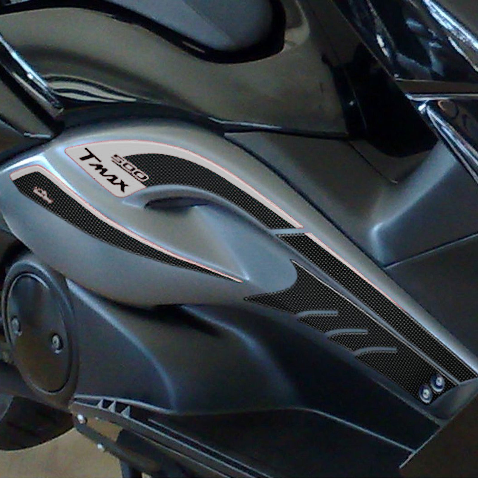 Resin Bike 3D Motorcycle Stickers - Tank Sides | Yamaha TMAX 500 2008>2011 RB-B9484U02 - Pyramid Motorcycle Accessories
