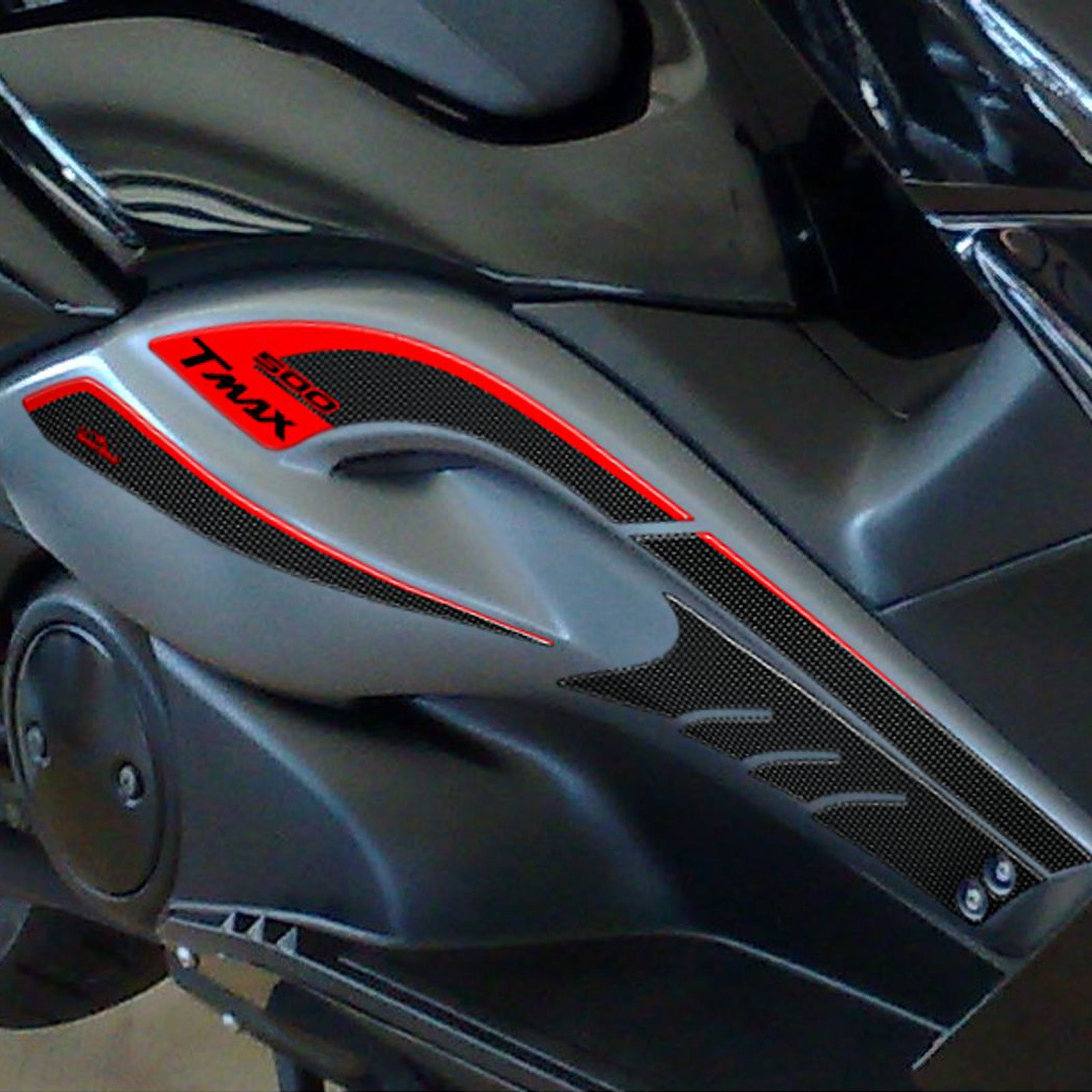 Resin Bike 3D Motorcycle Stickers - Tank Sides | Yamaha TMAX 500 2008>2011 RB-B7X78098 - Pyramid Motorcycle Accessories