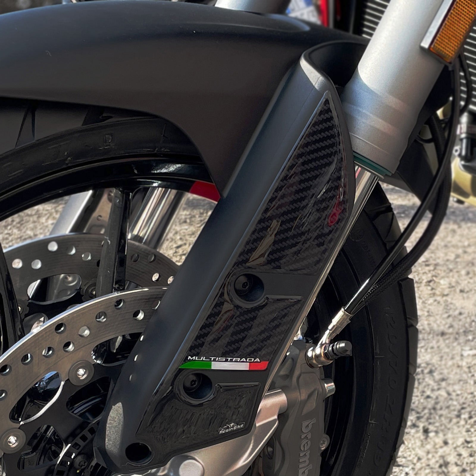 Resin Bike 3D Motorcycle Stickers - Full Kit | Ducati Multistrada V2/V2 S 2022>2024 - Pyramid Motorcycle Accessories