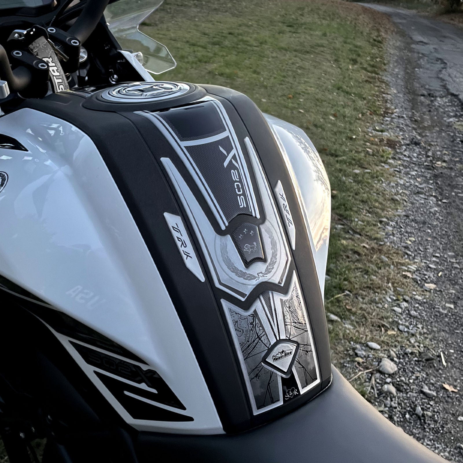 Resin Bike 3D Motorcycle Stickers - Tank Kit | Benelli TRK 502 X 2020>2026 - Pyramid Motorcycle Accessories