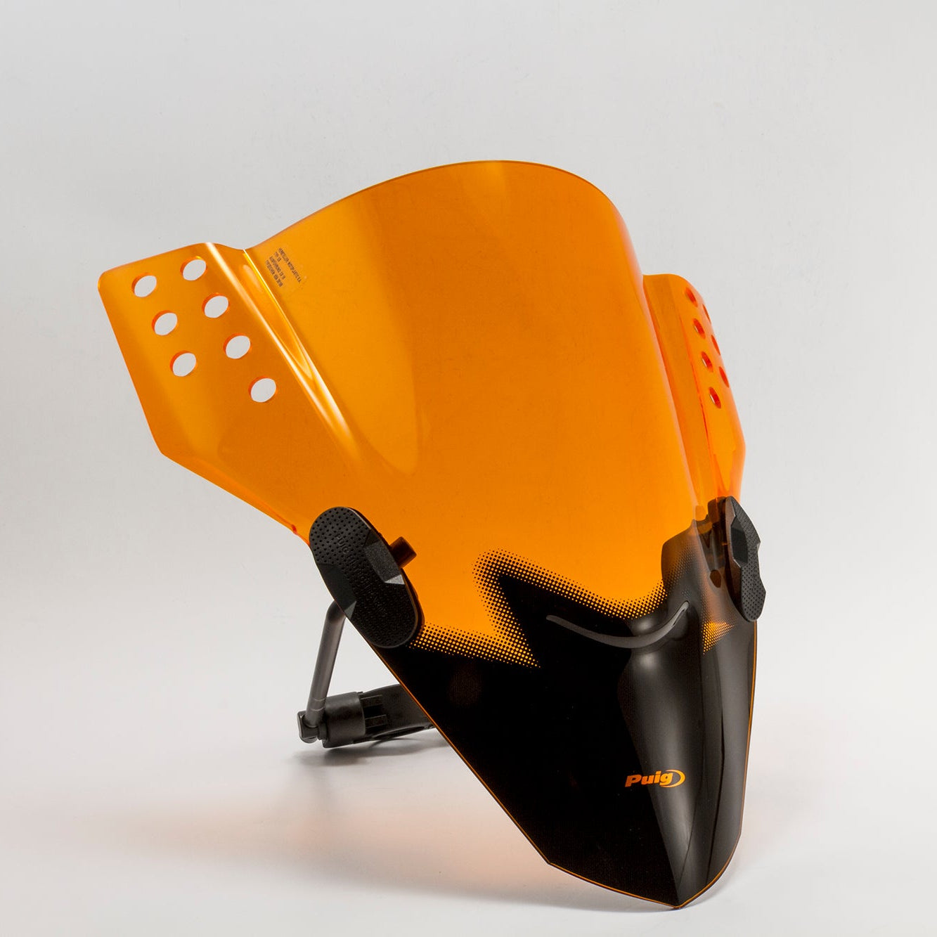 Puig Rafale Universal Handlebar Mounted Screen | Orange - Pyramid Motorcycle Accessories