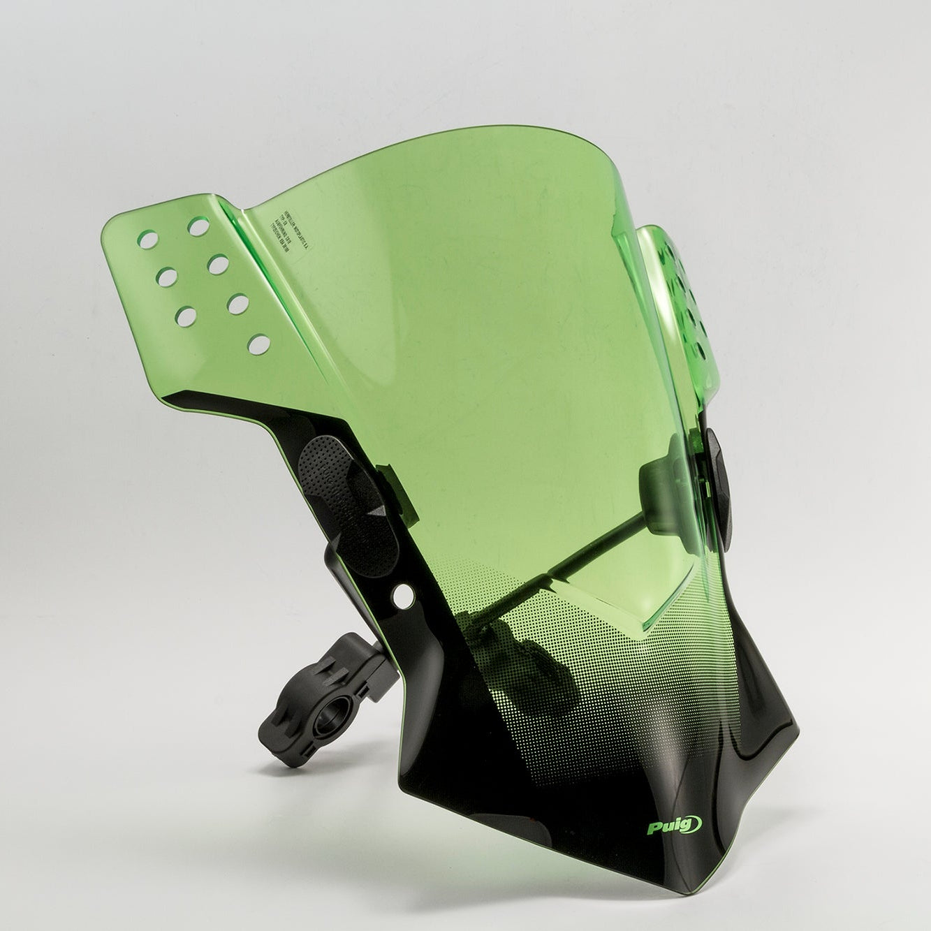 Puig Rafale Universal Handlebar Mounted Screen | Green - Pyramid Motorcycle Accessories