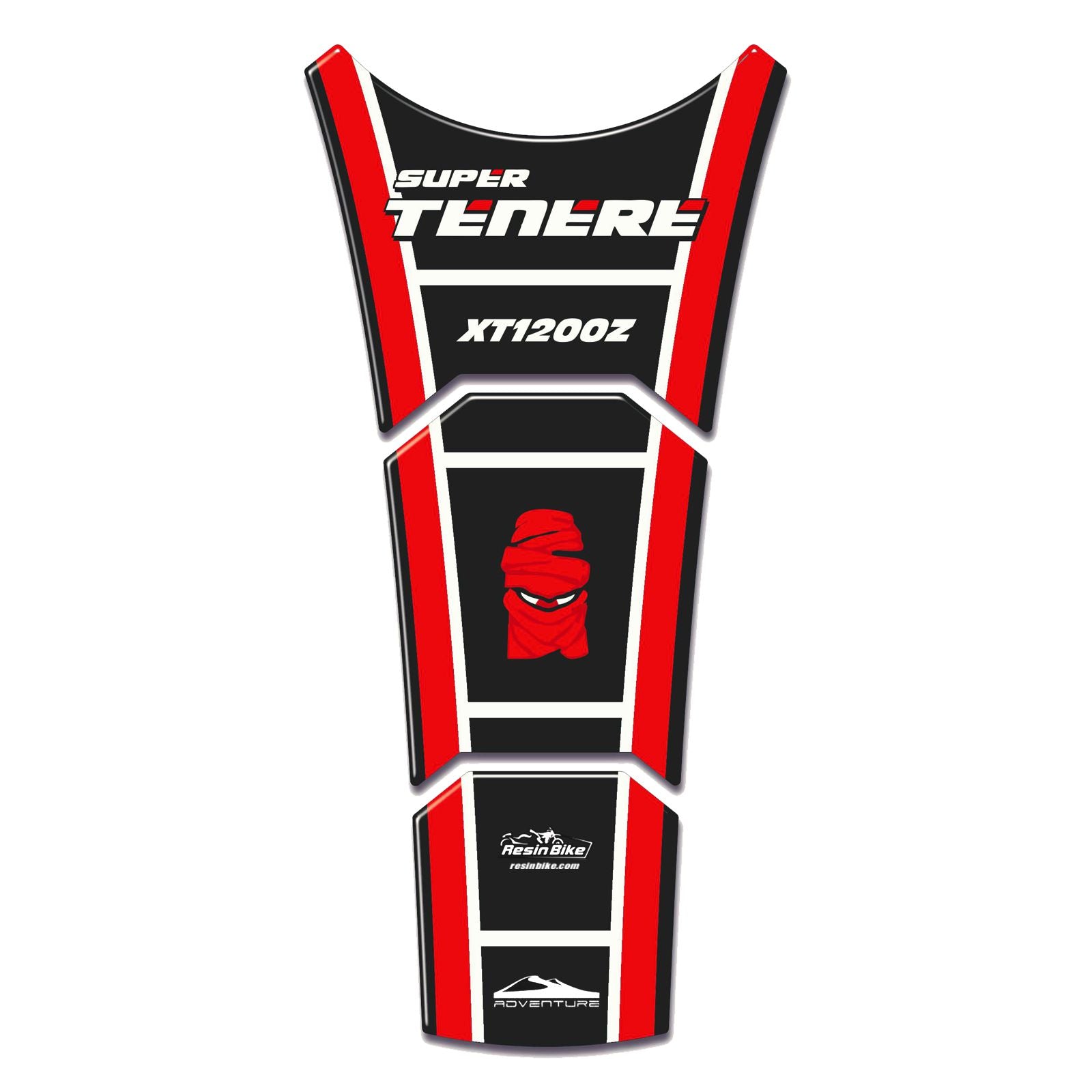 Resin Bike 3D Motorcycle Stickers - Tank Pad | Yamaha XT 1200 Z Super Tenere 2010>2020 RB-BF930628 - Pyramid Motorcycle Accessories