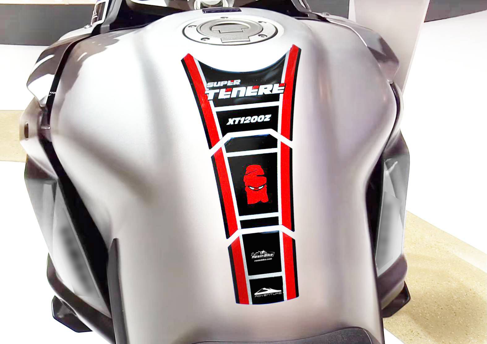 Resin Bike 3D Motorcycle Stickers - Tank Pad | Yamaha XT 1200 Z Super Tenere 2010>2020 RB-BF930628 - Pyramid Motorcycle Accessories