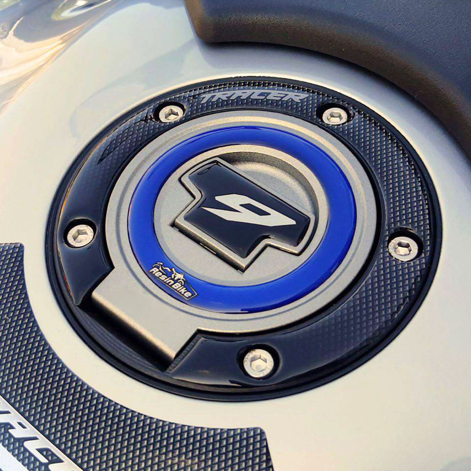 Resin Bike 3D Motorcycle Stickers - Fuel Cap | Yamaha Tracer 9 2021>Current RB-1000445900001 - Pyramid Motorcycle Accessories