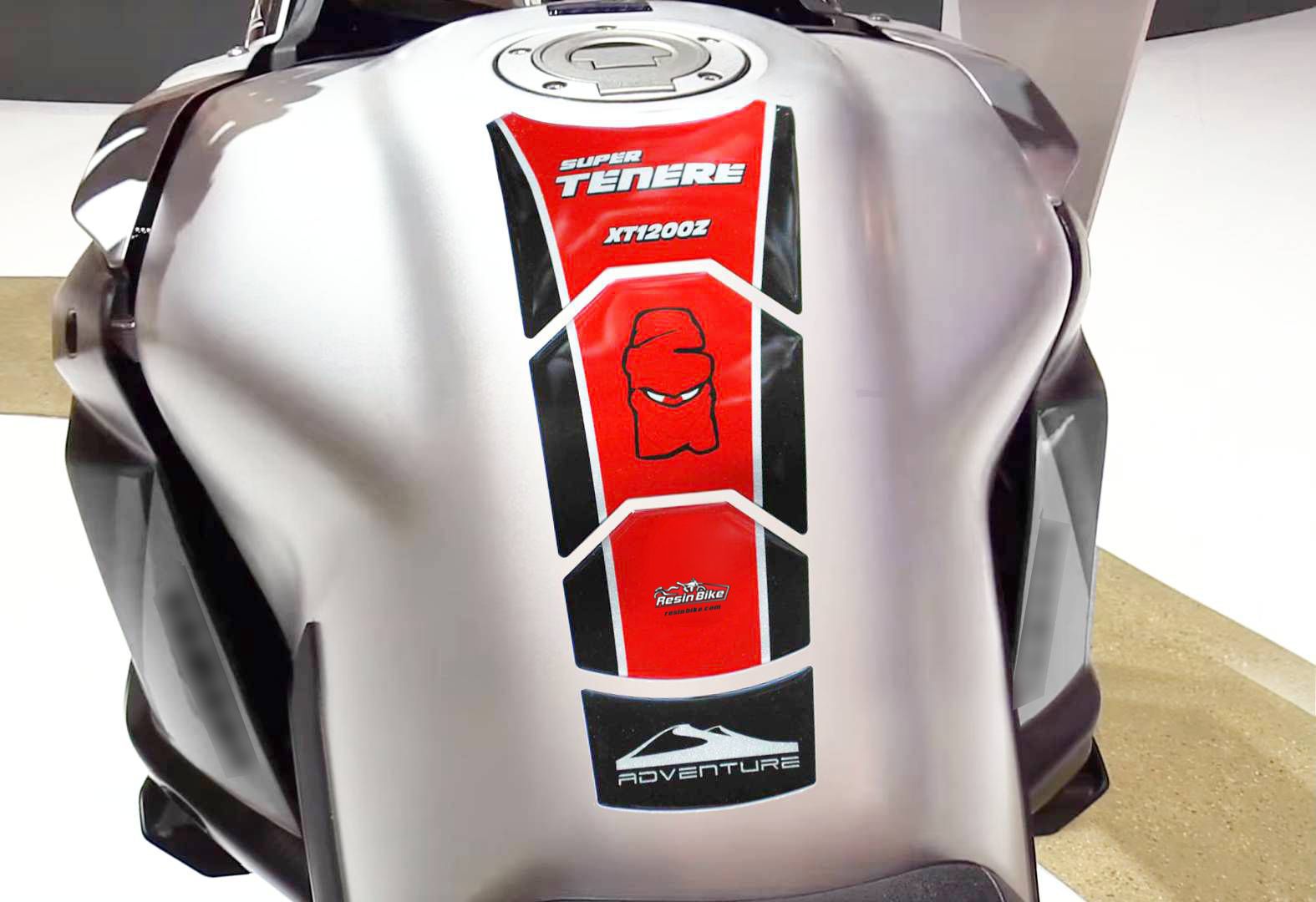 Resin Bike 3D Motorcycle Stickers - Tank Pad | Yamaha XT 1200 Z Super Tenere 2010>2020 RB-B74318Z7 - Pyramid Motorcycle Accessories
