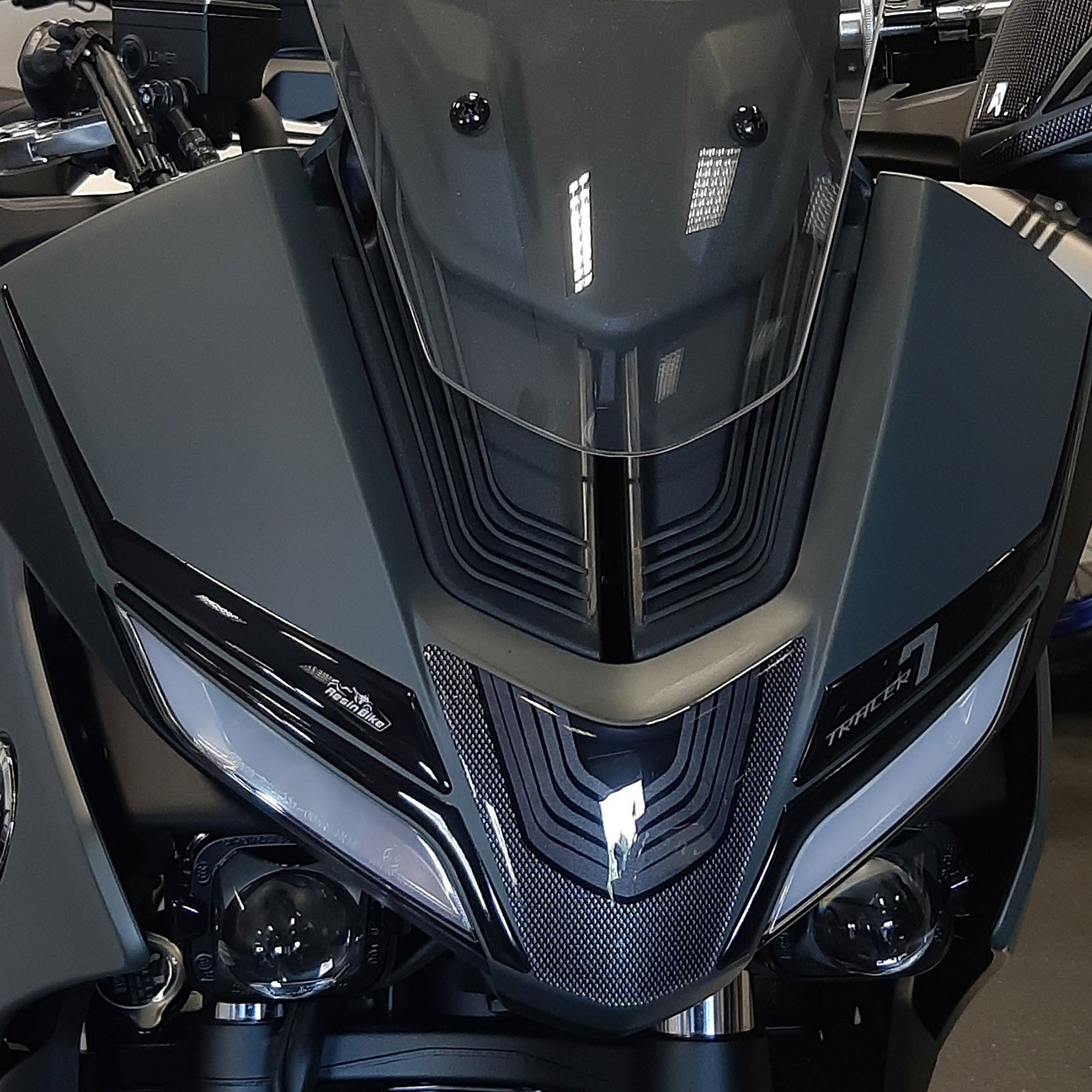 Resin Bike 3D Motorcycle Stickers - Frontal Area | Yamaha Tracer 7 2021>2024 RB-1000158900008 - Pyramid Motorcycle Accessories