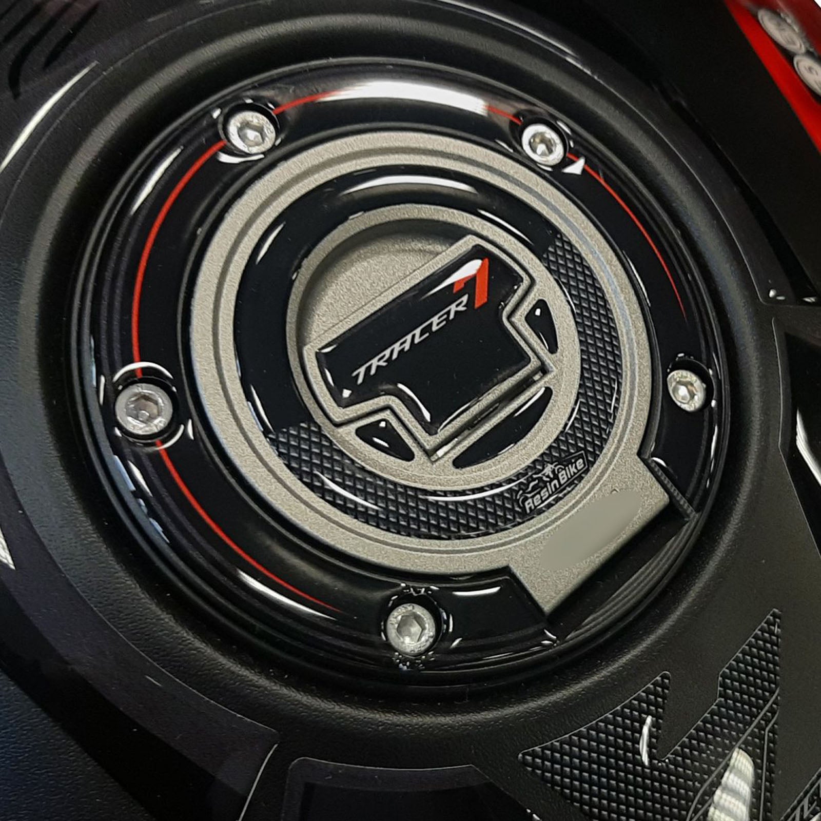 Resin Bike 3D Motorcycle Stickers - Fuel Cap | Yamaha Tracer 7 2021>2024 RB-1000438300009 - Pyramid Motorcycle Accessories