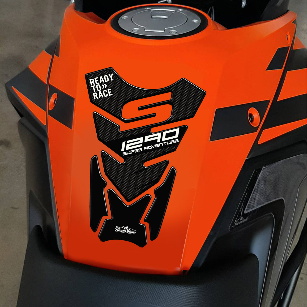 Resin Bike 3D Motorcycle Stickers - Tank Pad | KTM 1290 Super Adventure S 2017>2020 RB-B8637A19ย -ย ย Pyramid Motorcycle Accessories