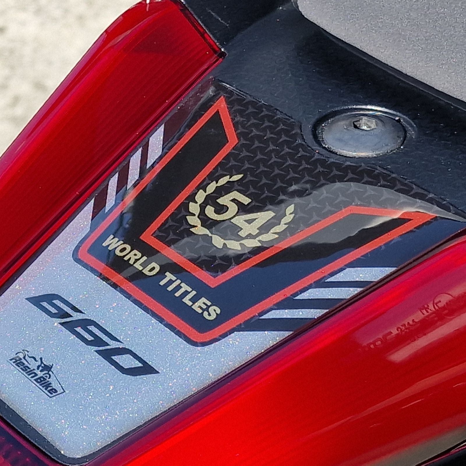 Resin Bike 3D Motorcycle Stickers - Tail Section | Aprilia Tuareg 660 2022>2025 - Pyramid Motorcycle Accessories