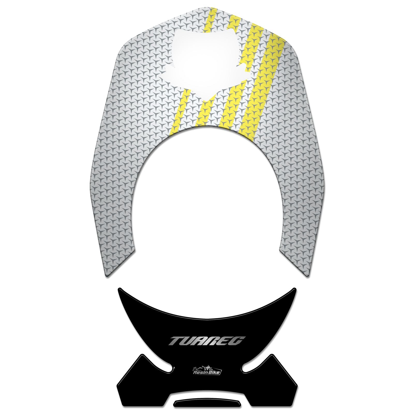 Resin Bike 3D Motorcycle Stickers - Tank Pad | Aprilia Tuareg 660 2022>2024 - Pyramid Motorcycle Accessories