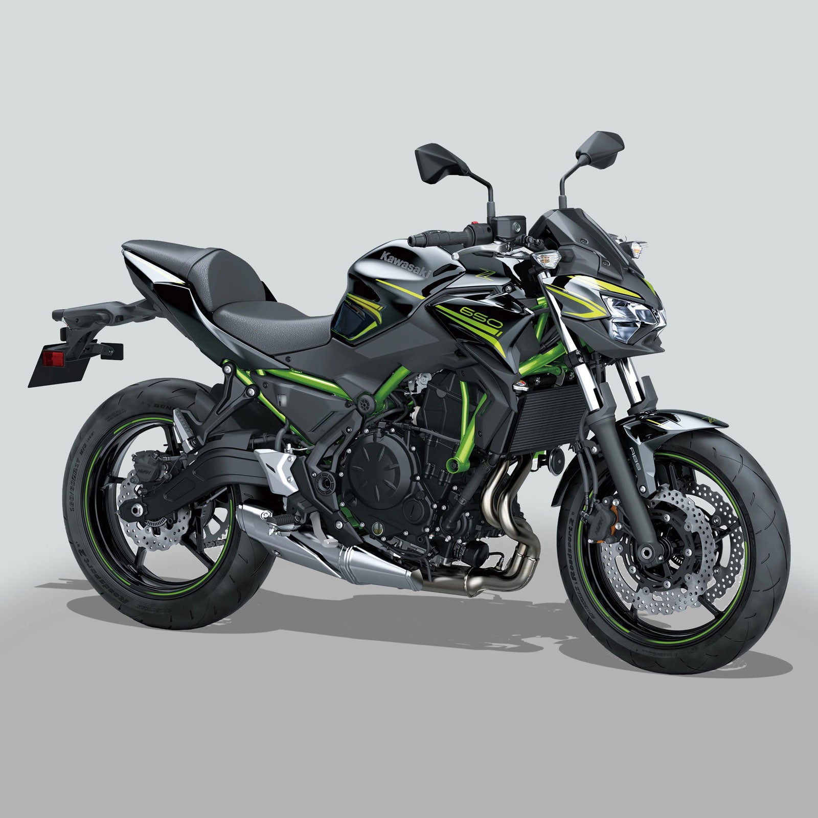Resin Bike 3D Motorcycle Stickers - Tank Kit | Kawasaki Z 650 2021>2024 - Pyramid Motorcycle Accessories