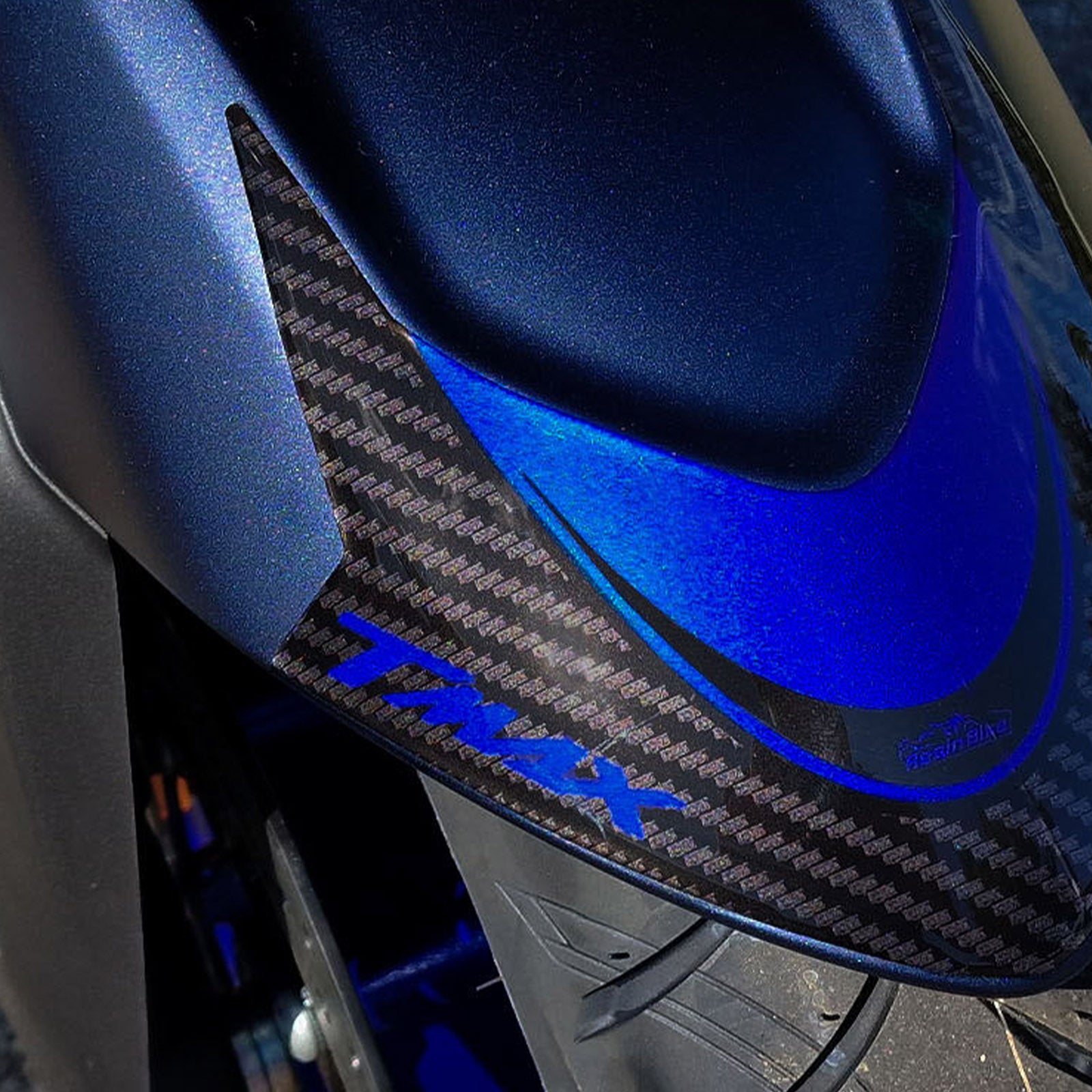 Resin Bike 3D Motorcycle Stickers - Front Fender | Yamaha TMAX 560 2022>2024 RB-1000481000000 - Pyramid Motorcycle Accessories