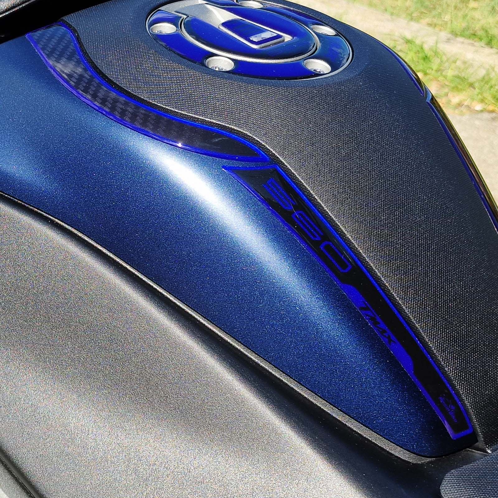 Resin Bike 3D Motorcycle Stickers - Fuel Cap | Yamaha TMAX 560 2022>2024 - Pyramid Motorcycle Accessories