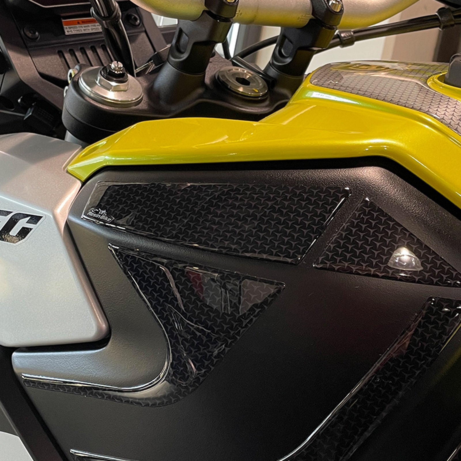 Resin Bike 3D Motorcycle Stickers - Tank Sides | Aprilia Tuareg 660 2022>2026 RB-1000481800006 - Pyramid Motorcycle Accessories