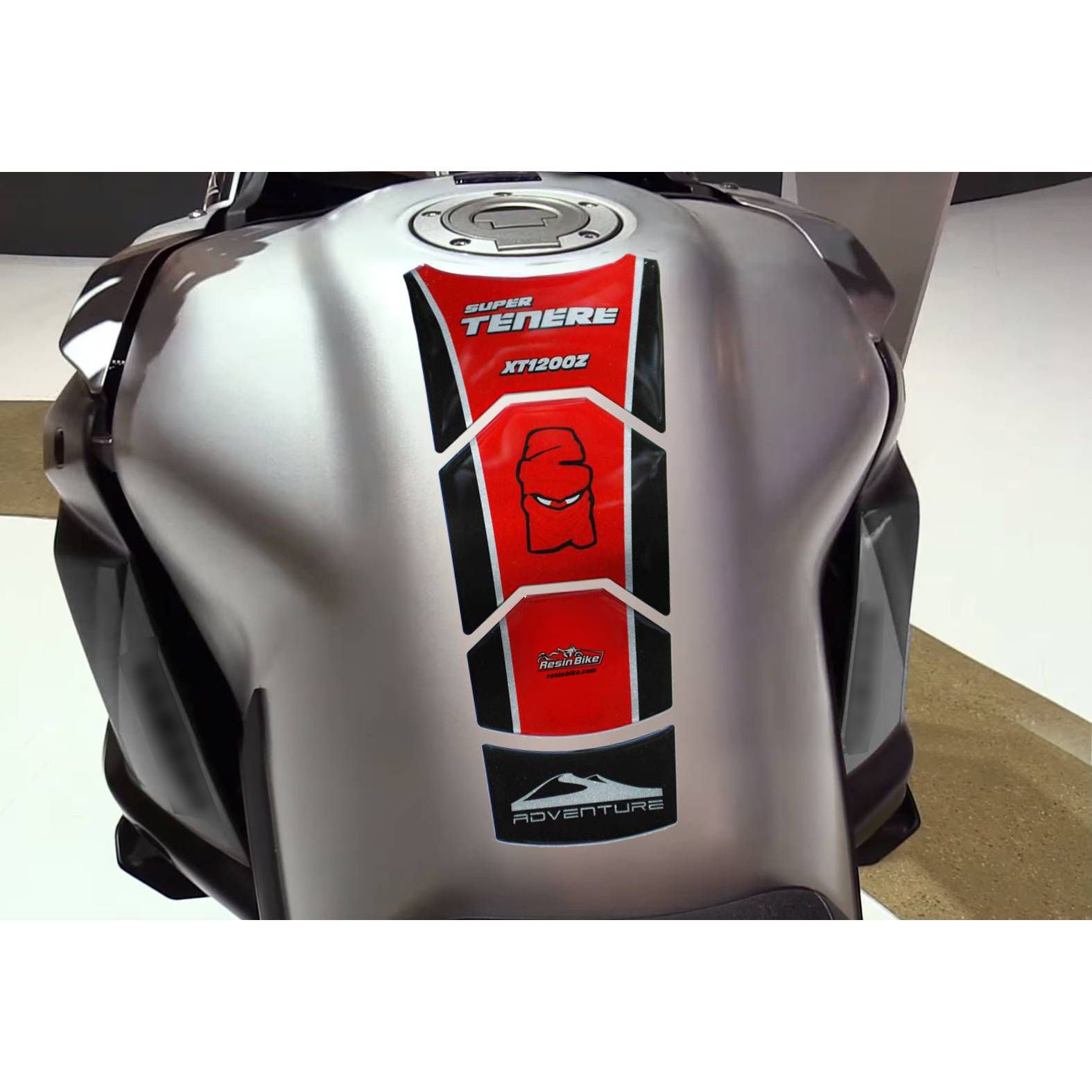 Resin Bike 3D Motorcycle Stickers - Tank Pad | Yamaha XT 1200 Z Super Tenere 2010>2020 RB-B34130M1 - Pyramid Motorcycle Accessories