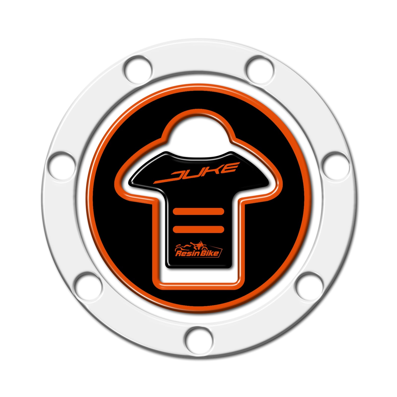Resin Bike 3D Motorcycle Stickers - Fuel Cap | KTM 200 / 390 Duke 2021>2023 - Pyramid Motorcycle Accessories