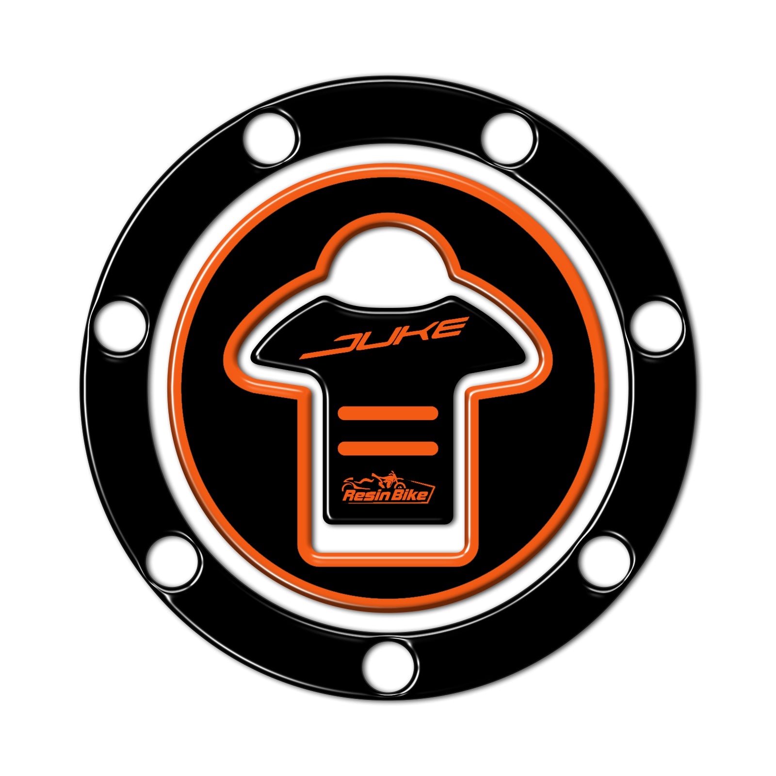 Resin Bike 3D Motorcycle Stickers - Fuel Cap | KTM 125/200/250/390 Duke 2021>2023 - Pyramid Motorcycle Accessories