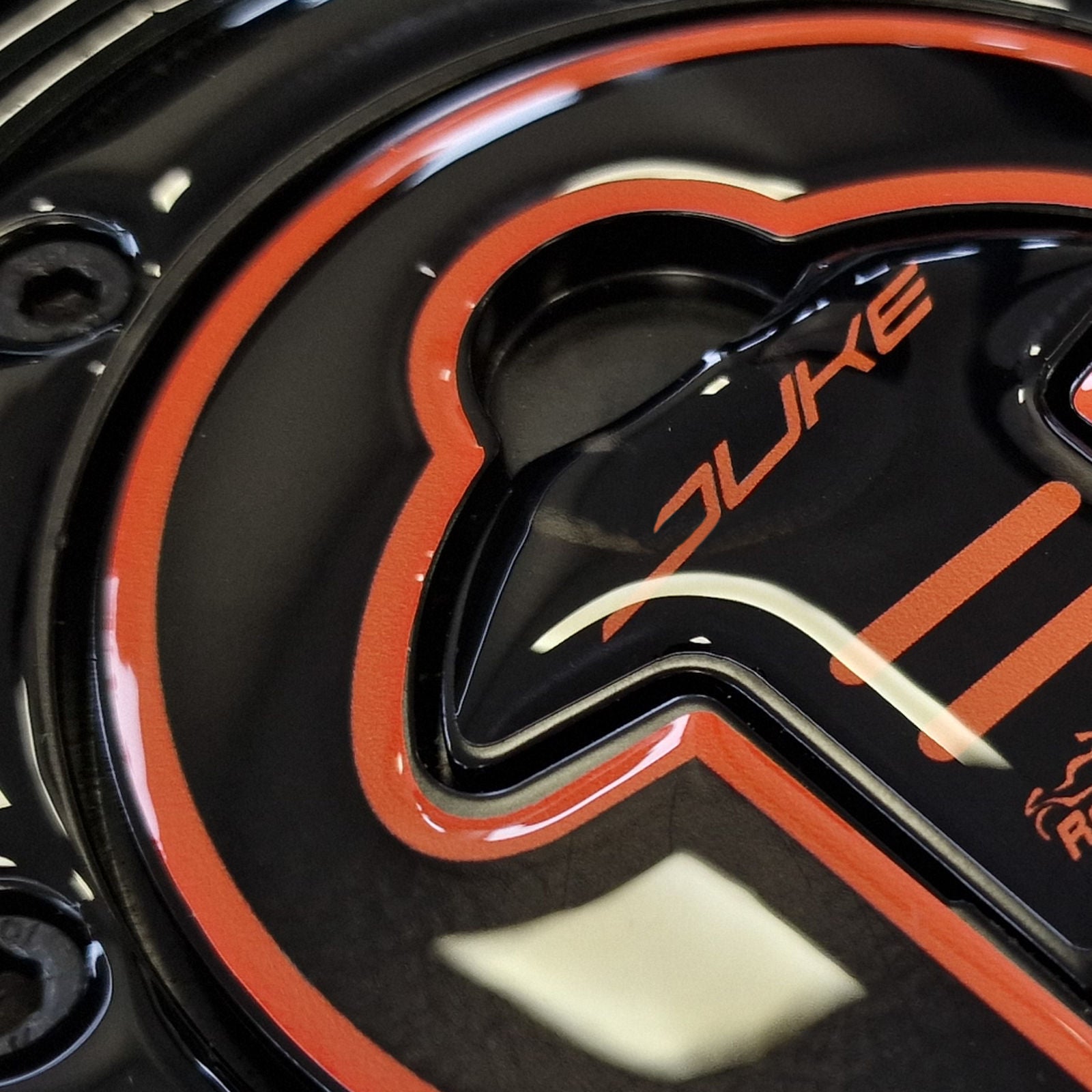 Resin Bike 3D Motorcycle Stickers - Fuel Cap | KTM 125/200/250/390 Duke 2021>2023 - Pyramid Motorcycle Accessories