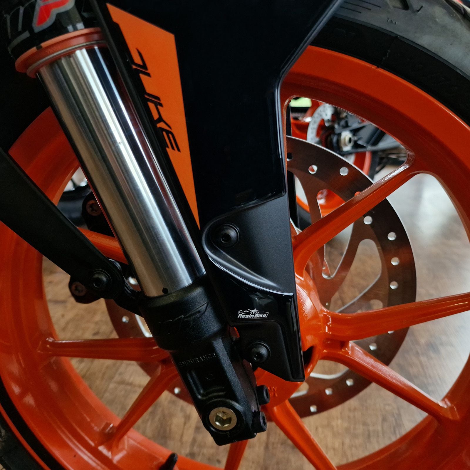 Resin Bike 3D Motorcycle Stickers - Side Panels | KTM 125 Duke 2021>2023 - Pyramid Motorcycle Accessories