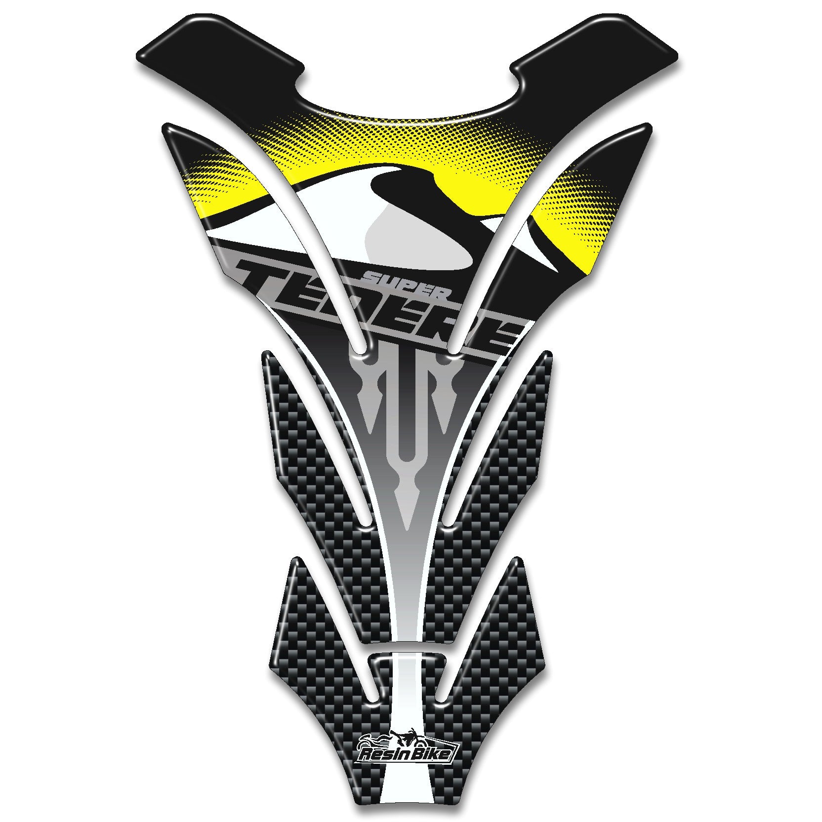 Resin Bike 3D Motorcycle Stickers - Tank Pad | Yamaha XT 1200 Z Super Tenere 2010>2020 RB-B598T996 - Pyramid Motorcycle Accessories