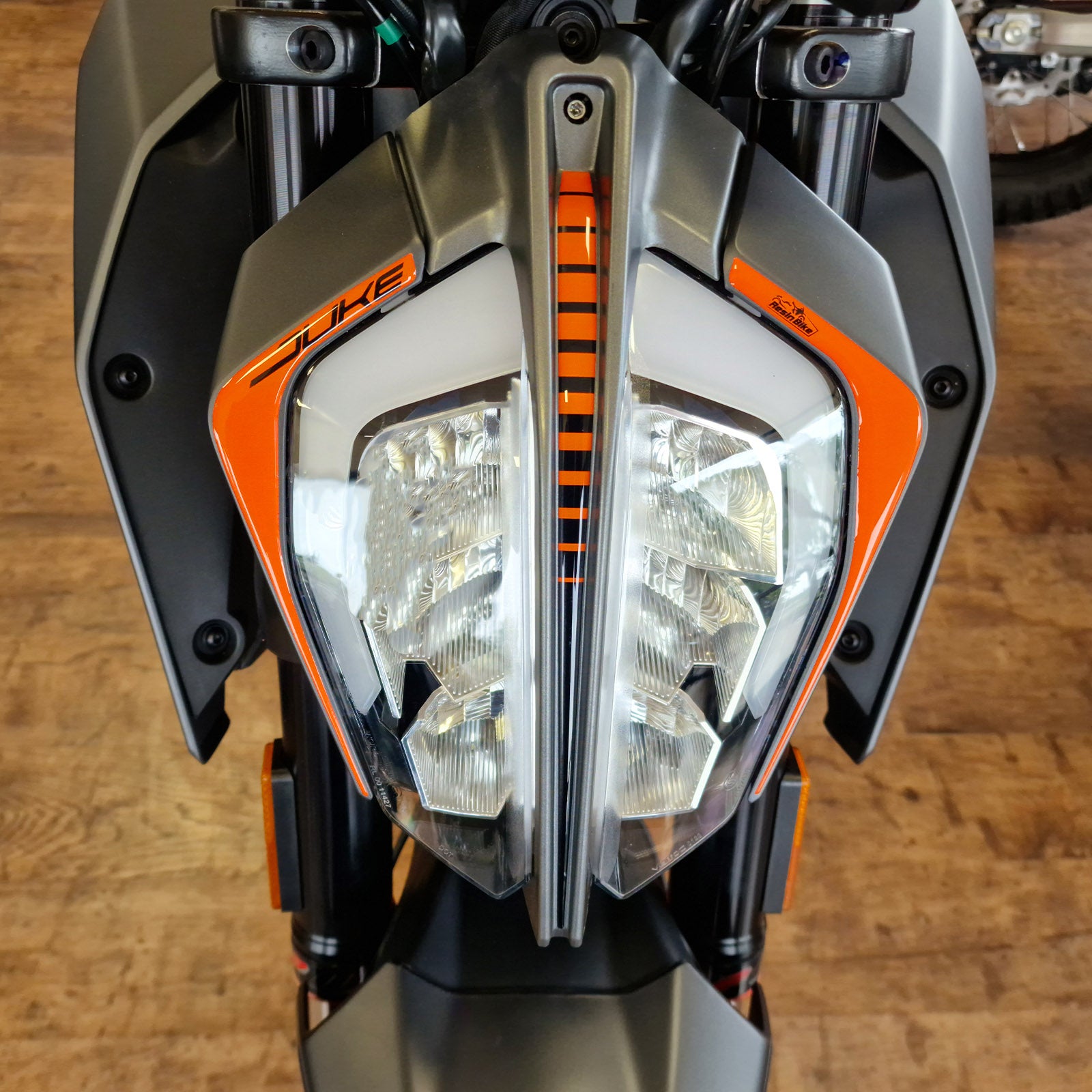 Resin Bike 3D Motorcycle Stickers - Headlight | KTM 125/200/250/390 Duke 2021>2023 - Pyramid Motorcycle Accessories