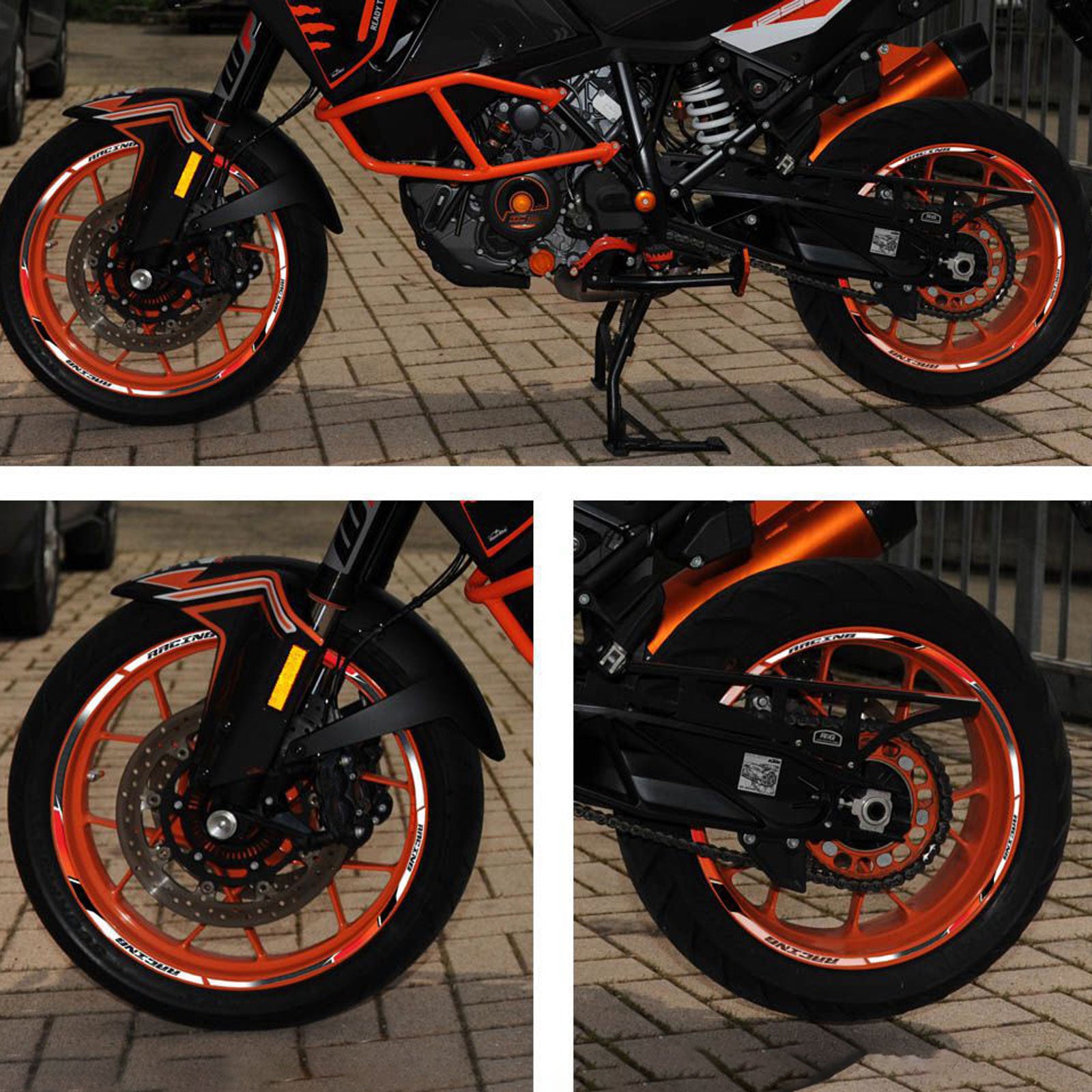 Resin Bike 3D Motorcycle Stickers - Wheels| KTM 1290 Super Adventure S 2017>2020RB-B82I1905 - Pyramid Motorcycle Accessories