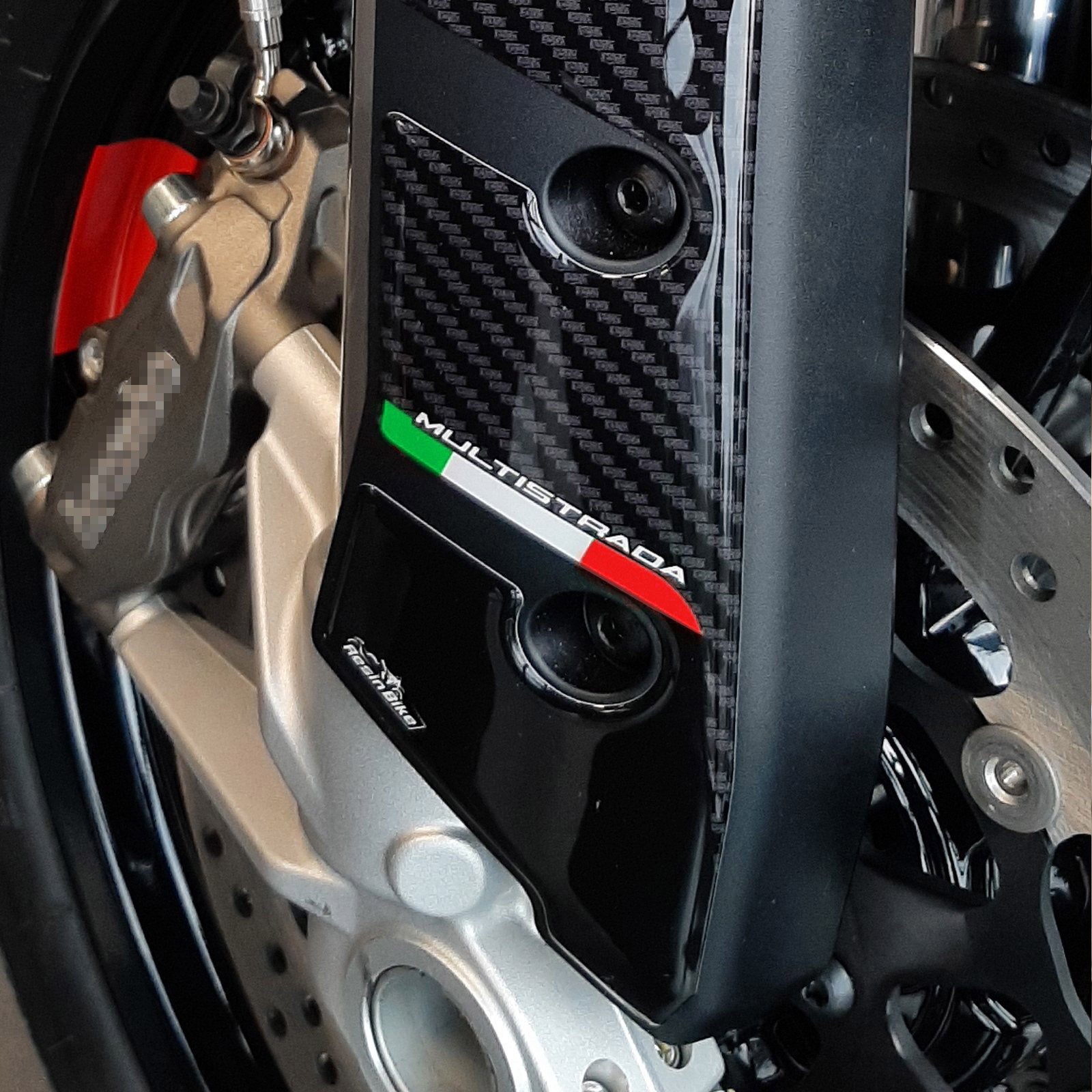 Resin Bike 3D Motorcycle Stickers - Side Panels | Ducati Multistrada V2/V2 S 2022>2024 - Pyramid Motorcycle Accessories