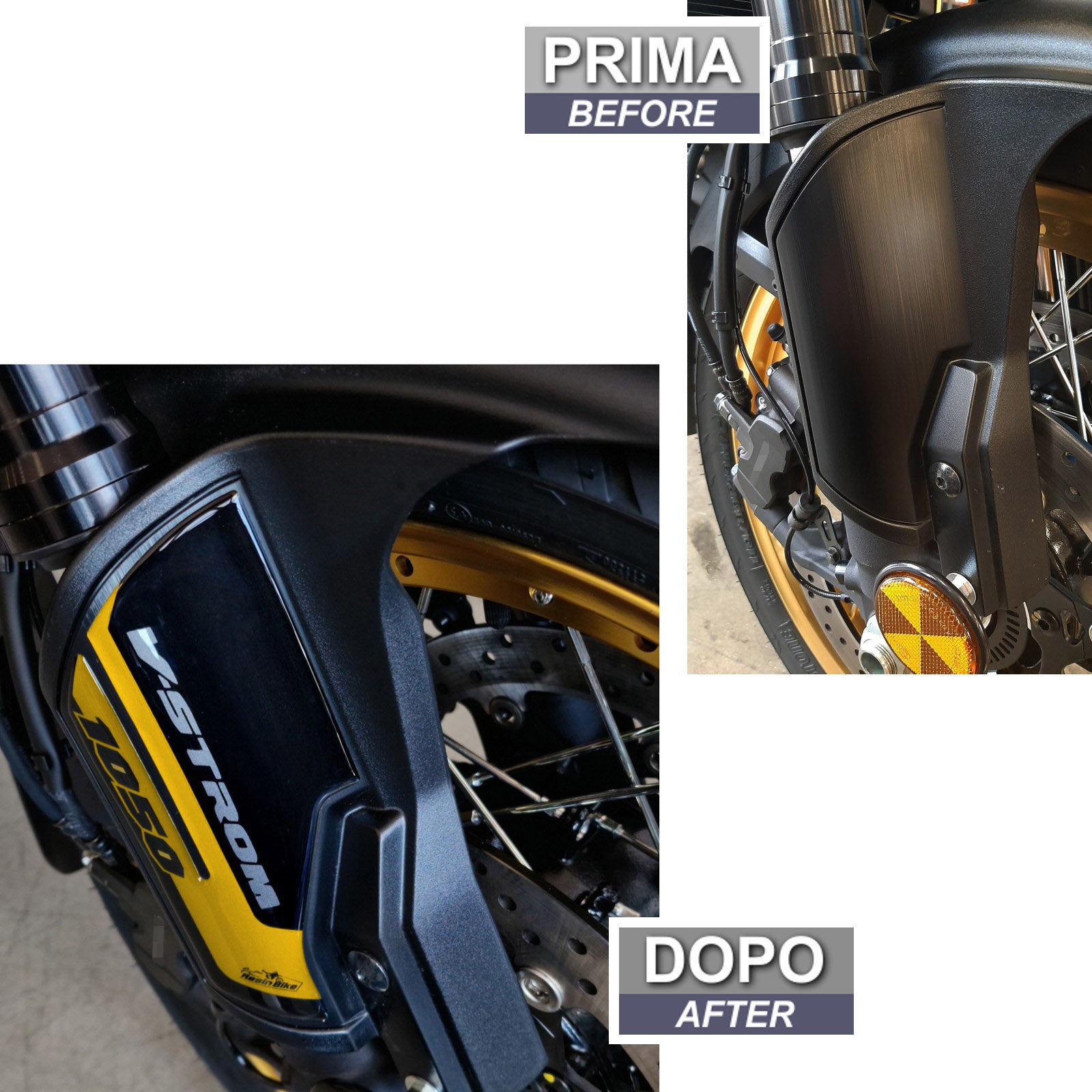 Resin Bike 3D Motorcycle Stickers - Side Panels | Suzuki V-Strom 1050 / 1050XT 2020>2023 RB-1000466600003 - Pyramid Motorcycle Accessories