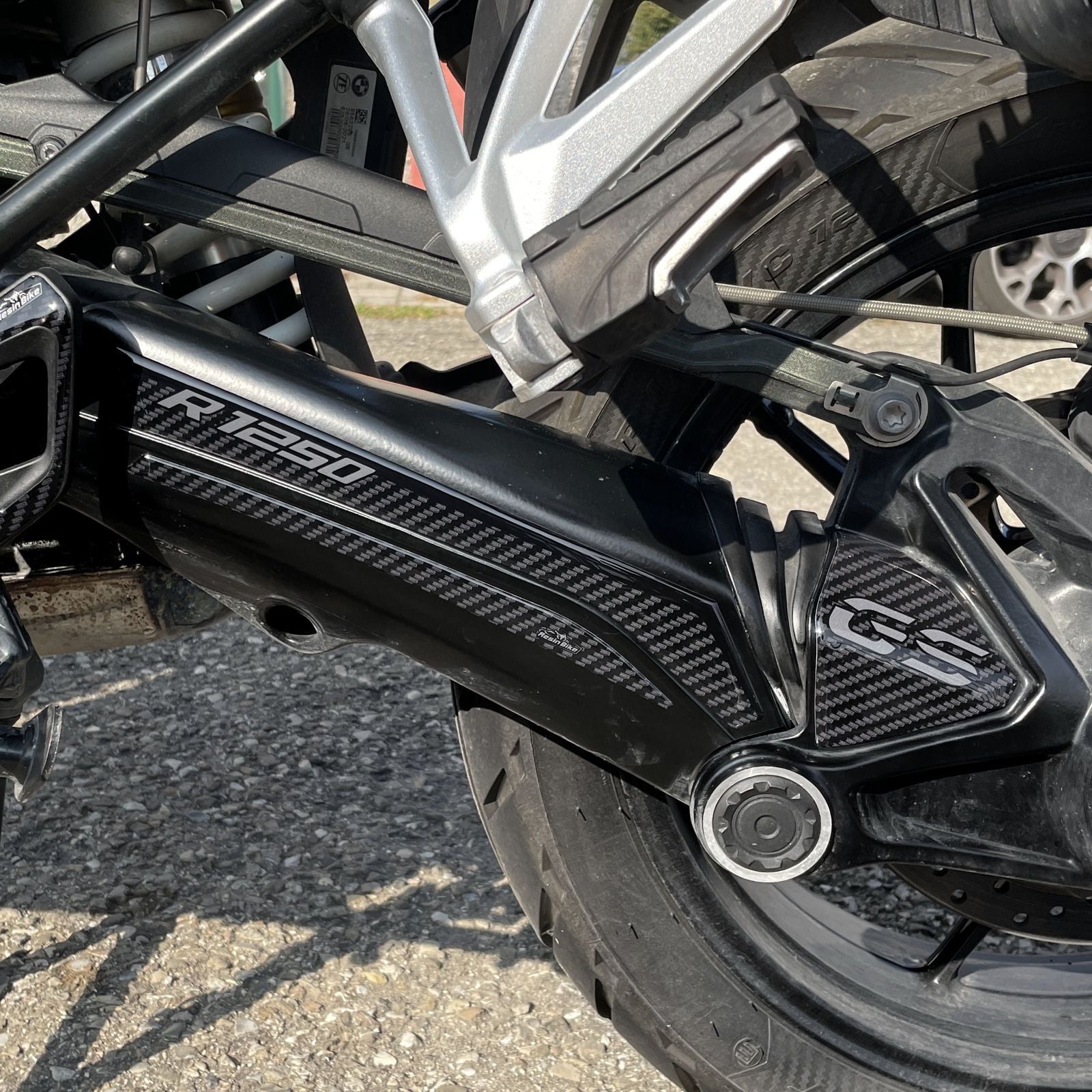 Resin Bike 3D Motorcycle Stickers - Forks | BMW R 1250 GS/GSA 2021>2024 - Pyramid Motorcycle Accessories