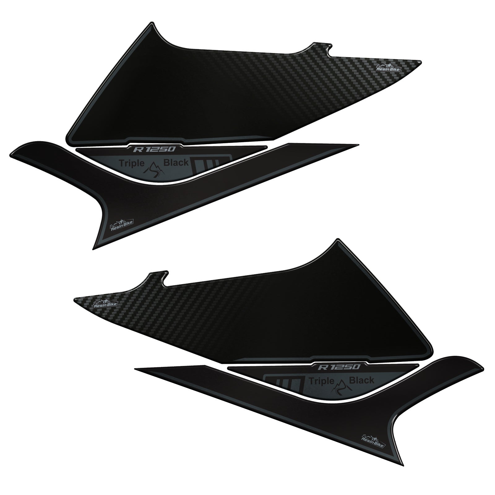 Resin Bike 3D Motorcycle Stickers - Basic Tank Kit | BMW R 1250 GS 2021>2024 - Pyramid Motorcycle Accessories