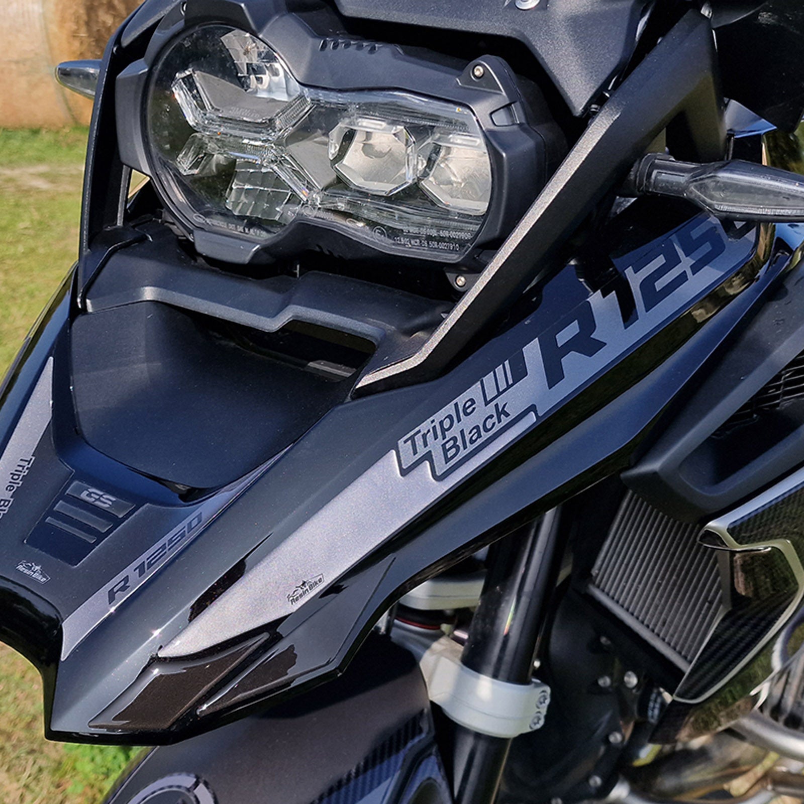 Resin Bike 3D Motorcycle Stickers - Beak | BMW R 1250 GS 2021>2024 - Pyramid Motorcycle Accessories