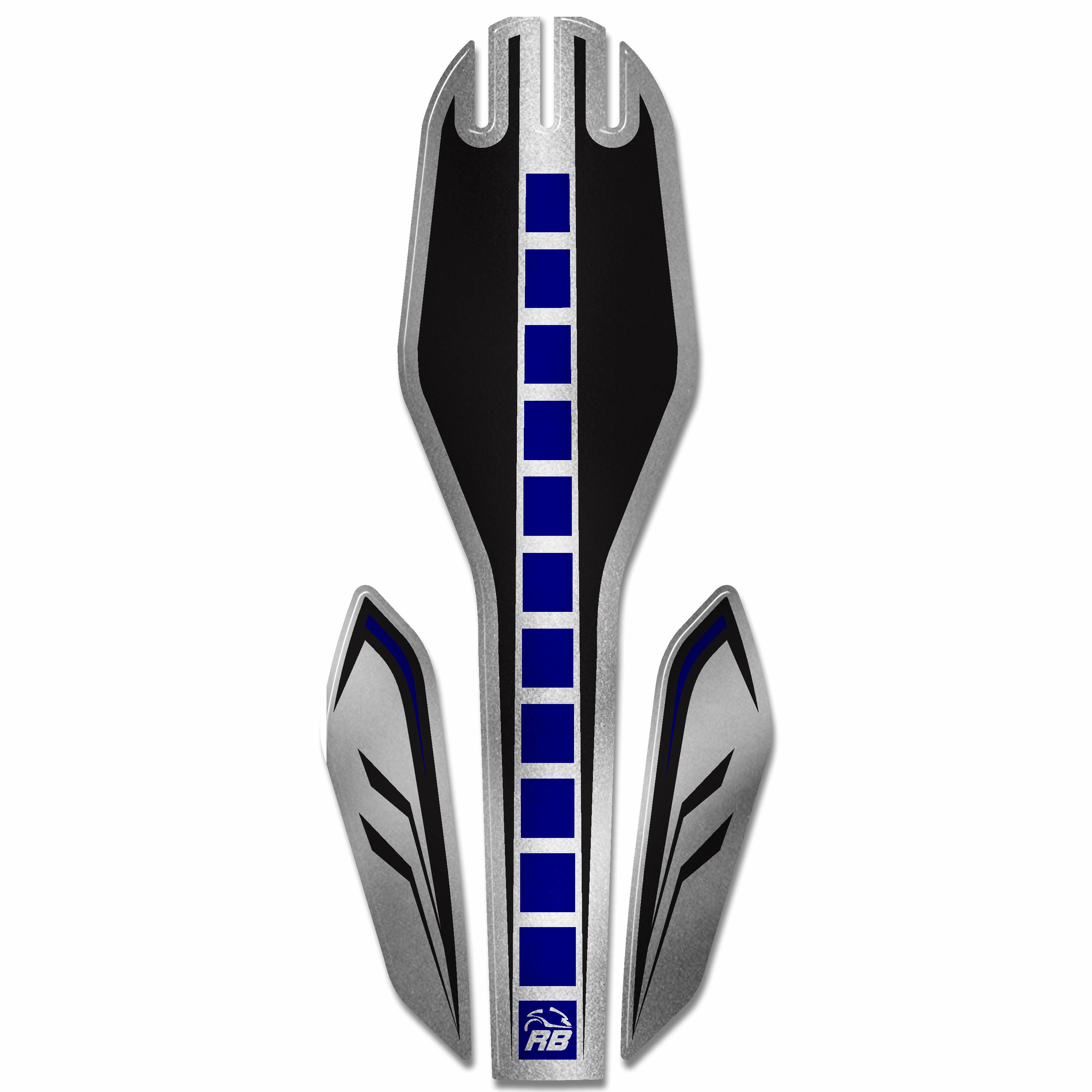 Resin Bike 3D Motorcycle Stickers - Front Fender | Yamaha XT 1200 Z Super Tenere 2010>2020 RB-B1D49698 - Pyramid Motorcycle Accessories