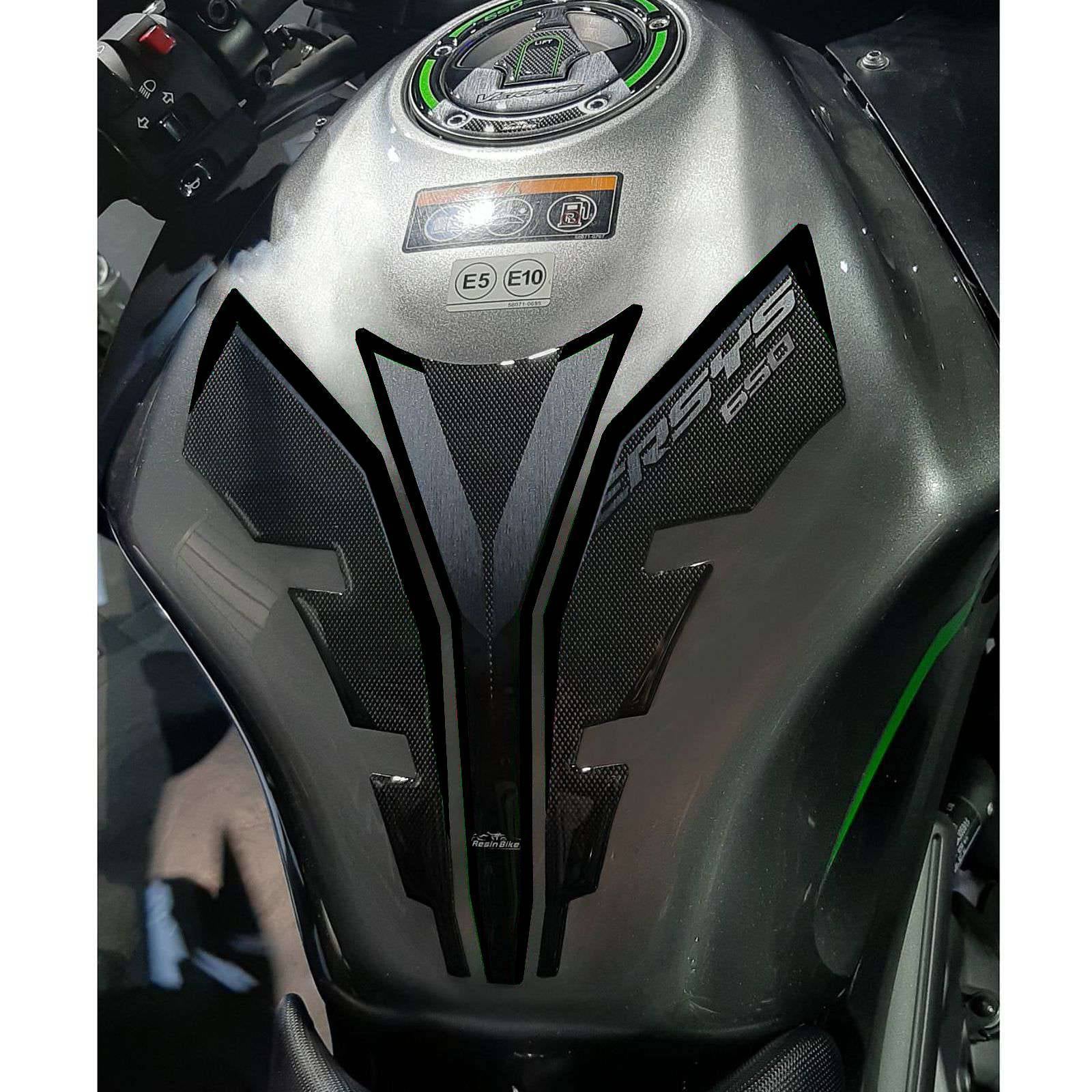 Resin Bike 3D Motorcycle Stickers - Tank Pad | Kawasaki Versys 650 2017>2021 RB-1000150800009 - Pyramid Motorcycle Accessories