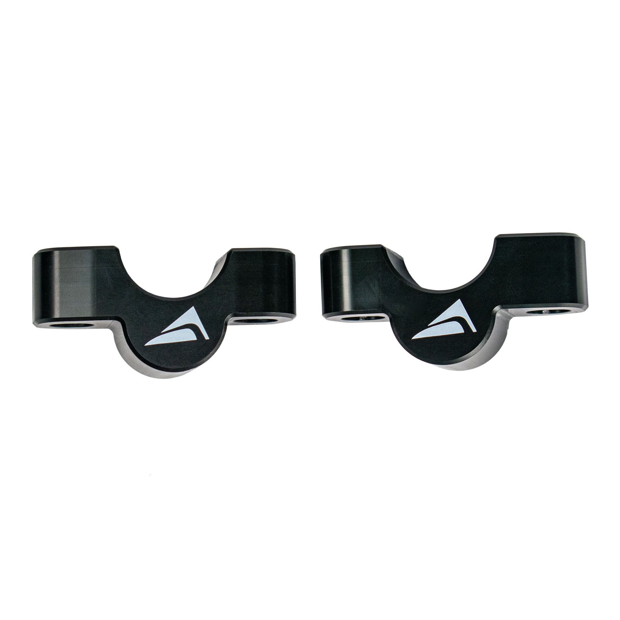 Pyramid Handlebar Risers | Gloss Black | Triumph Tiger Sport 800 - Pyramid Motorcycle Accessories