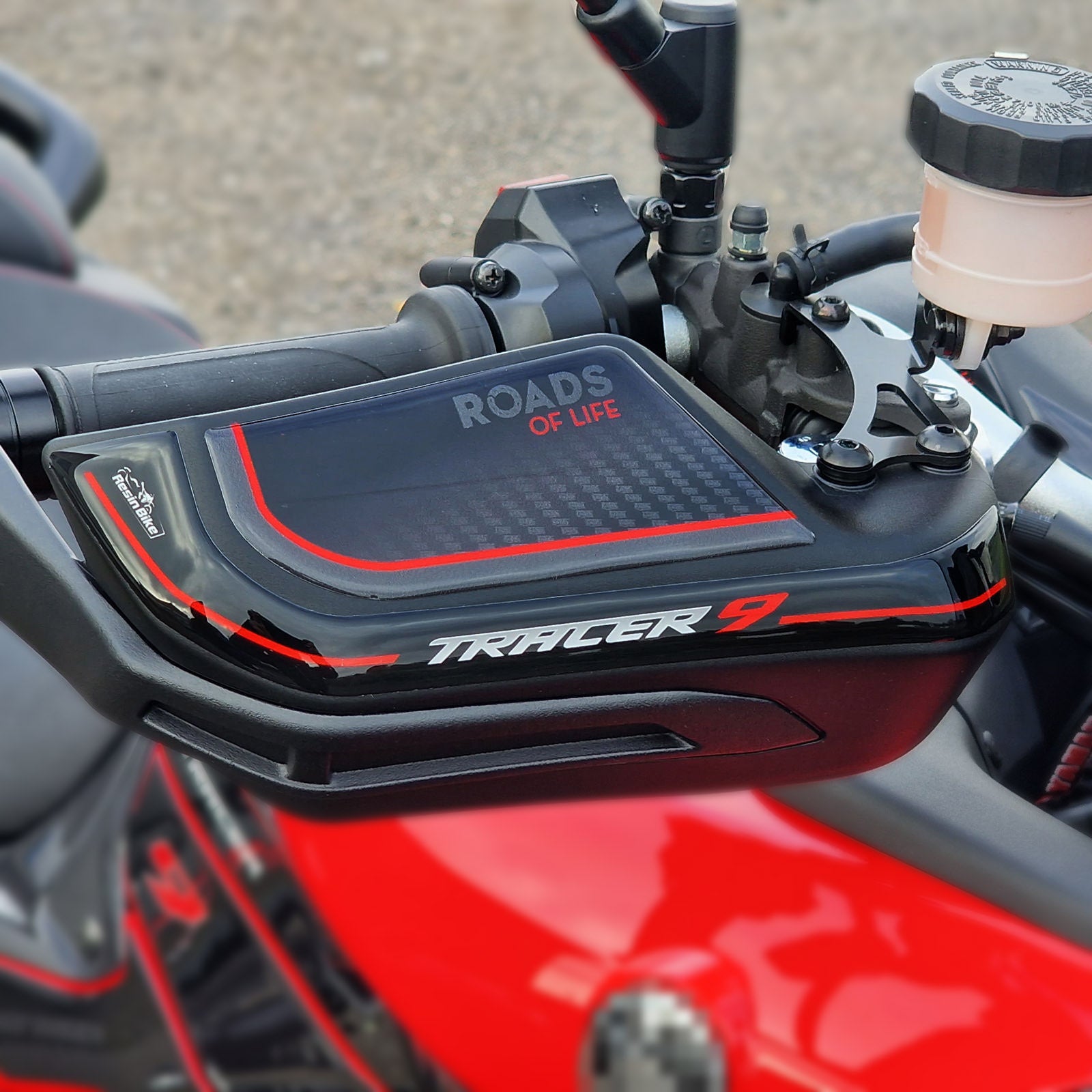 Resin Bike 3D Motorcycle Stickers - Handguards | Yamaha Tracer 9 2021>2024 - Pyramid Motorcycle Accessories