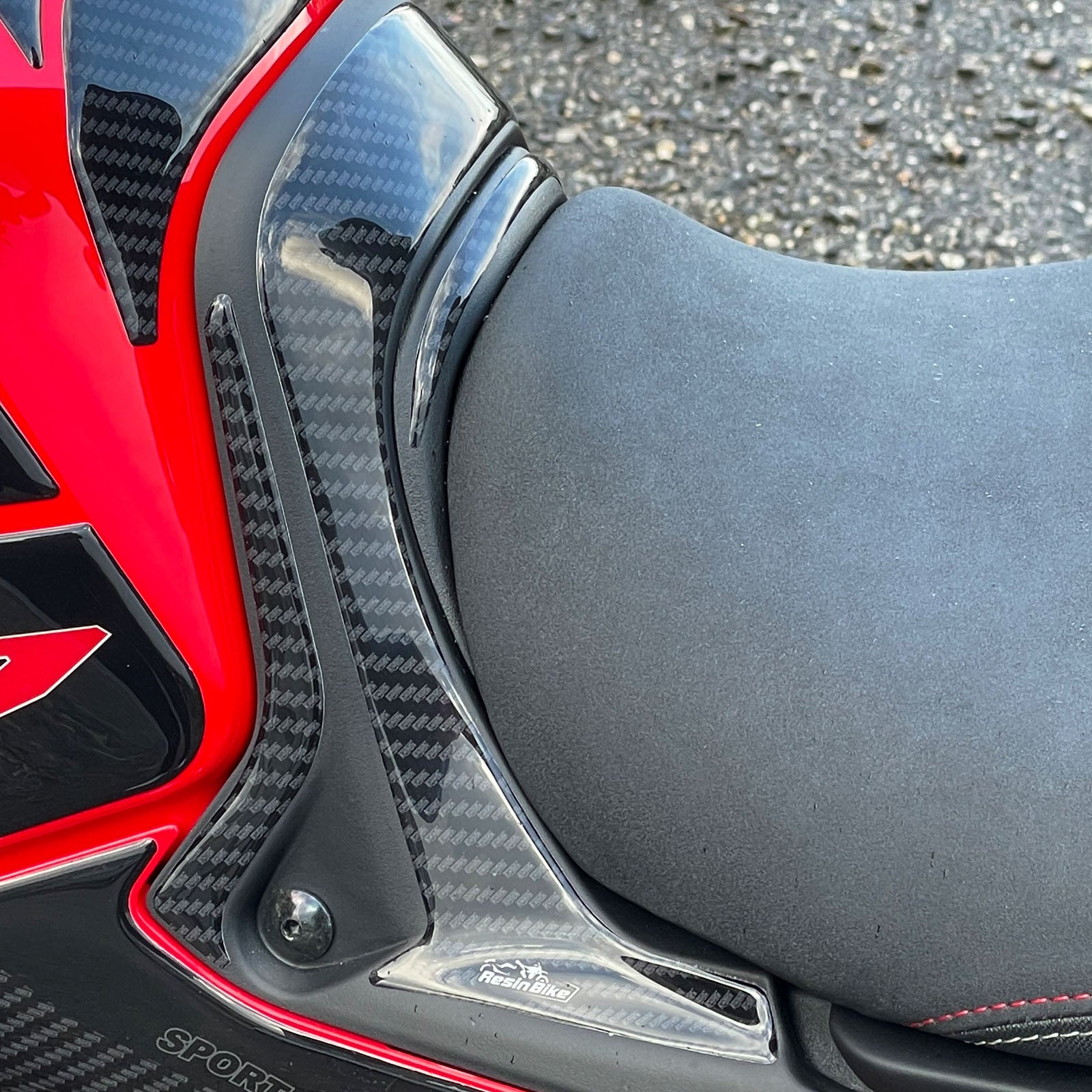 Resin Bike 3D Motorcycle Stickers - Tank Pad | Yamaha Tracer 9/9GT/9GT+ 2021>2024 - Pyramid Motorcycle Accessories