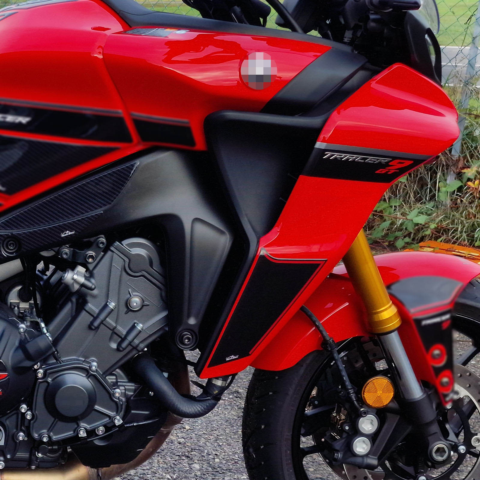 Resin Bike 3D Motorcycle Stickers - Tank Sides | Yamaha Tracer 9 / 9 GT / 9 GT+ 2021>2024 RB-1000489800008 - Pyramid Motorcycle Accessories