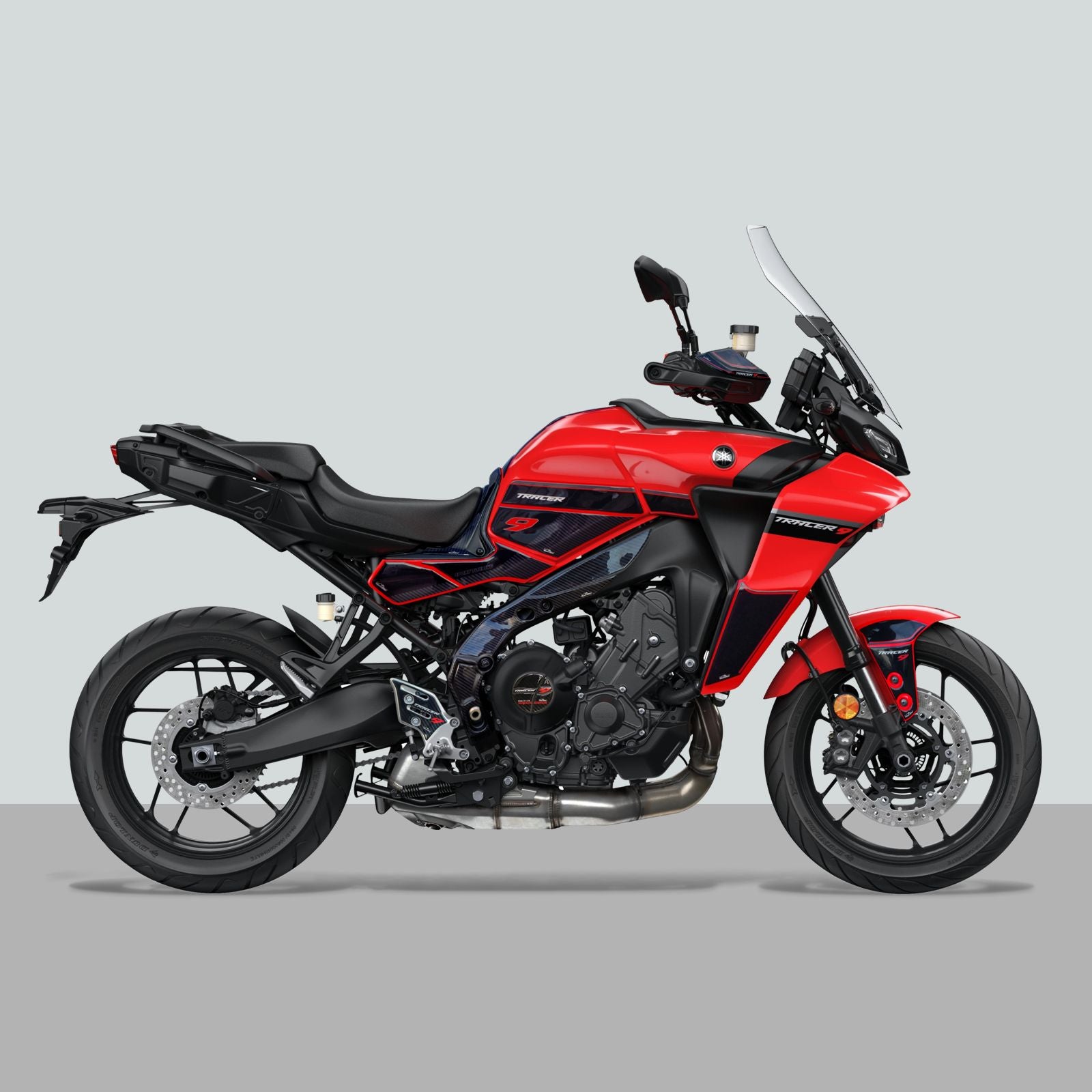 Resin Bike 3D Motorcycle Stickers - Tank Kit | Yamaha Tracer 9 2021>2026 - Pyramid Motorcycle Accessories
