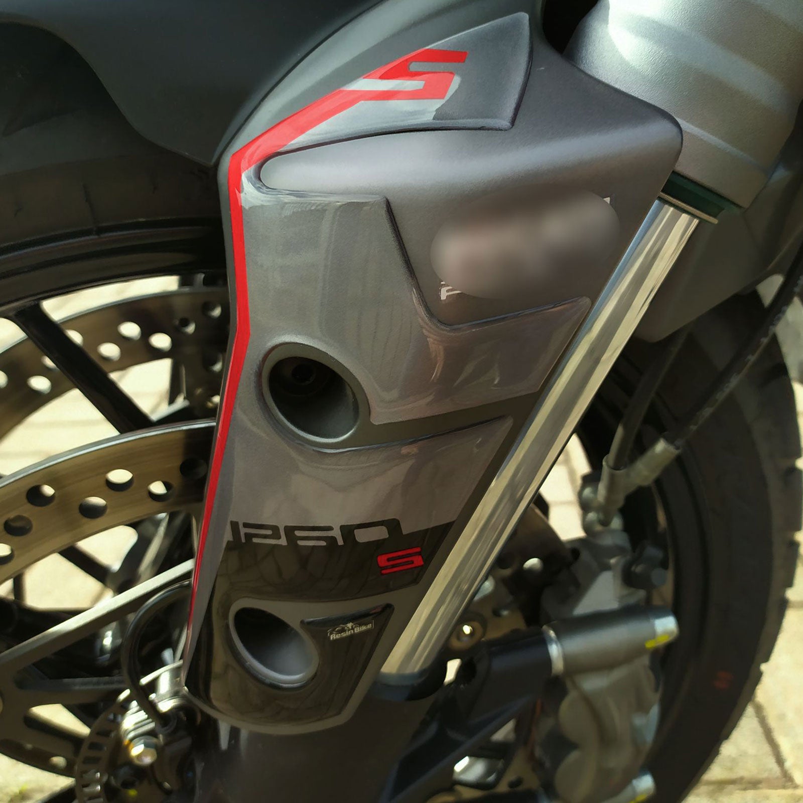 Resin Bike 3D Motorcycle Stickers - Side Panels | Ducati Multistrada 1260 S 2018>2020 - Pyramid Motorcycle Accessories