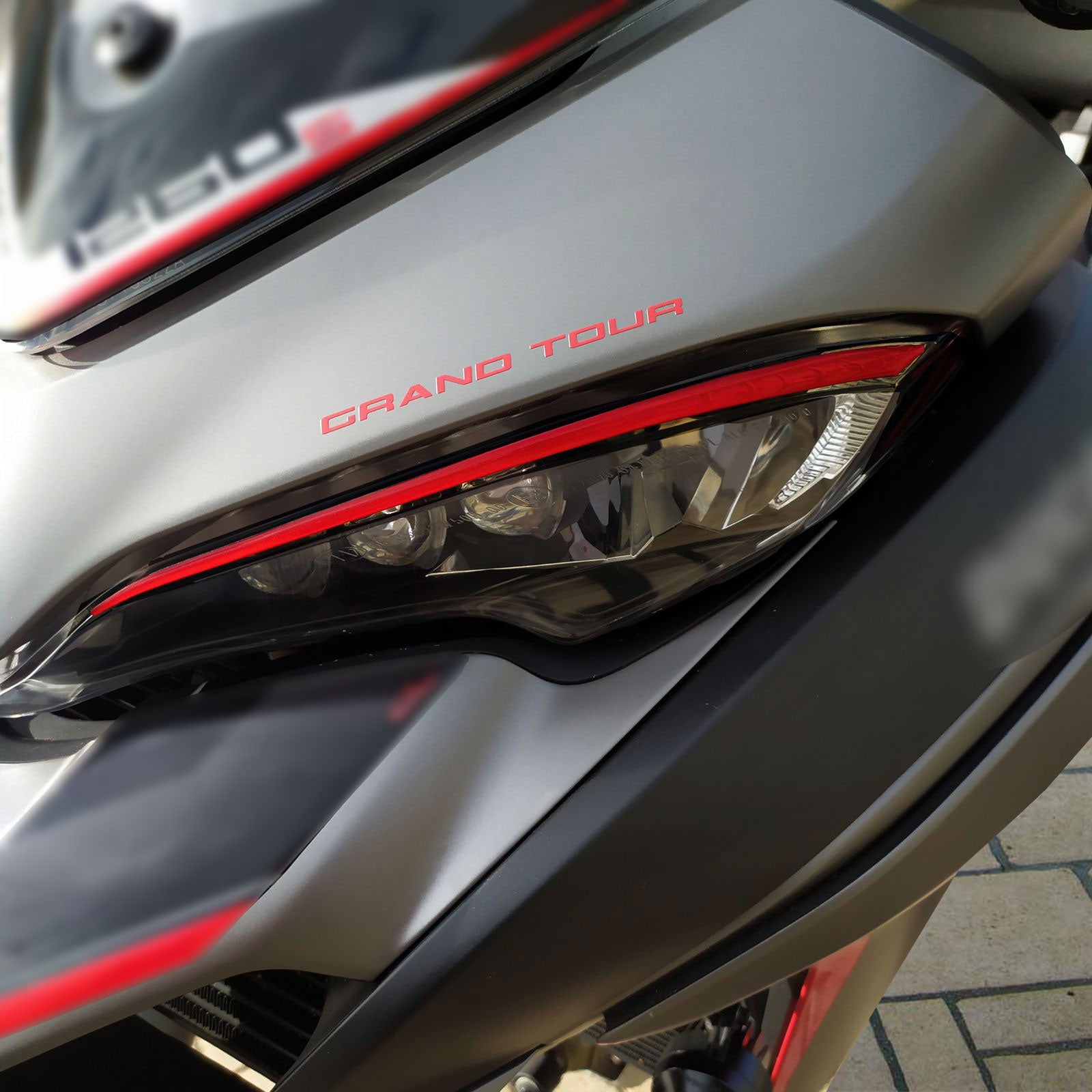 Resin Bike 3D Motorcycle Stickers - Headlight | Ducati Multistrada 1260 S 2018>2020 - Pyramid Motorcycle Accessories
