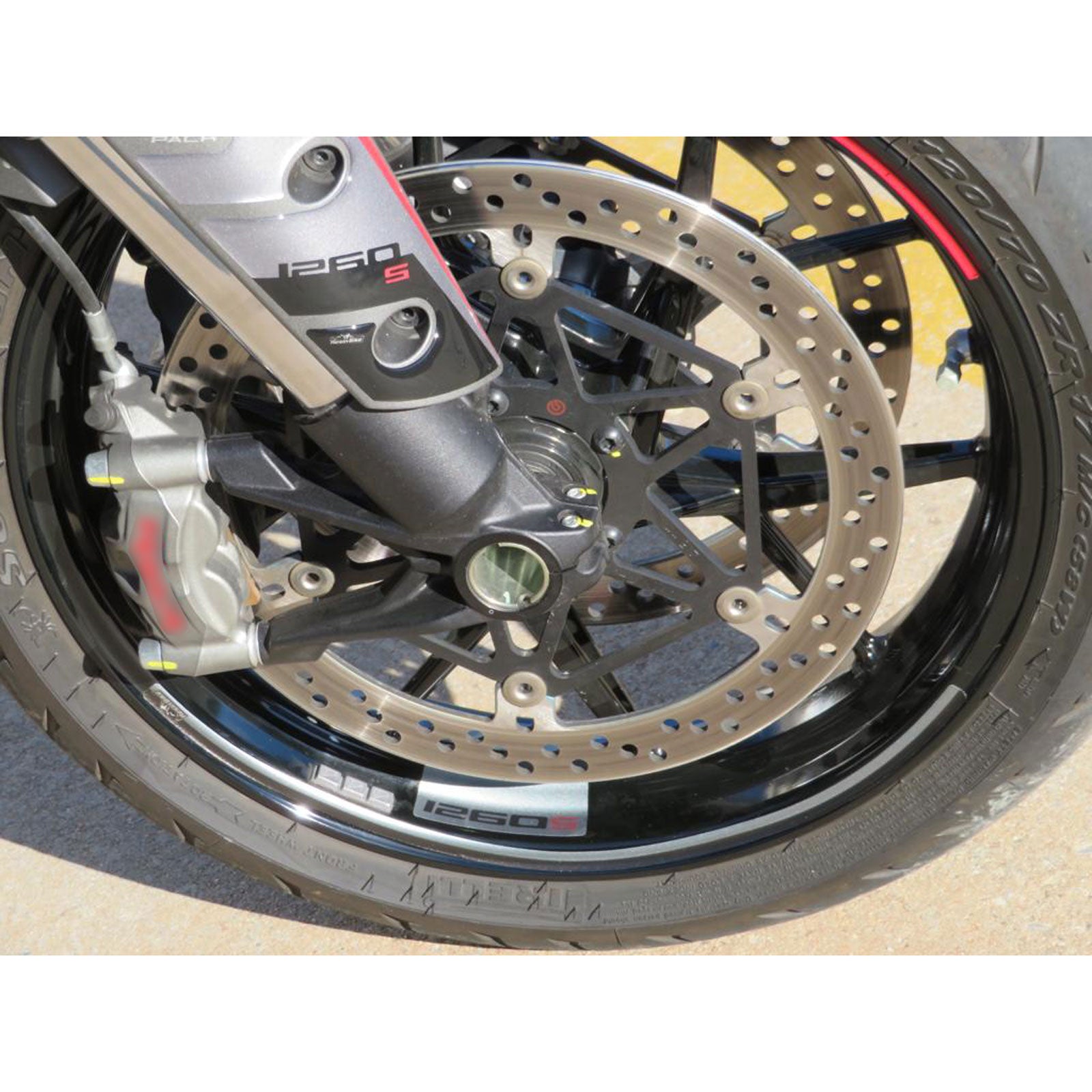 Resin Bike 3D Motorcycle Stickers - Wheels| Ducati Multistrada 1260 S 2018>2020 - Pyramid Motorcycle Accessories