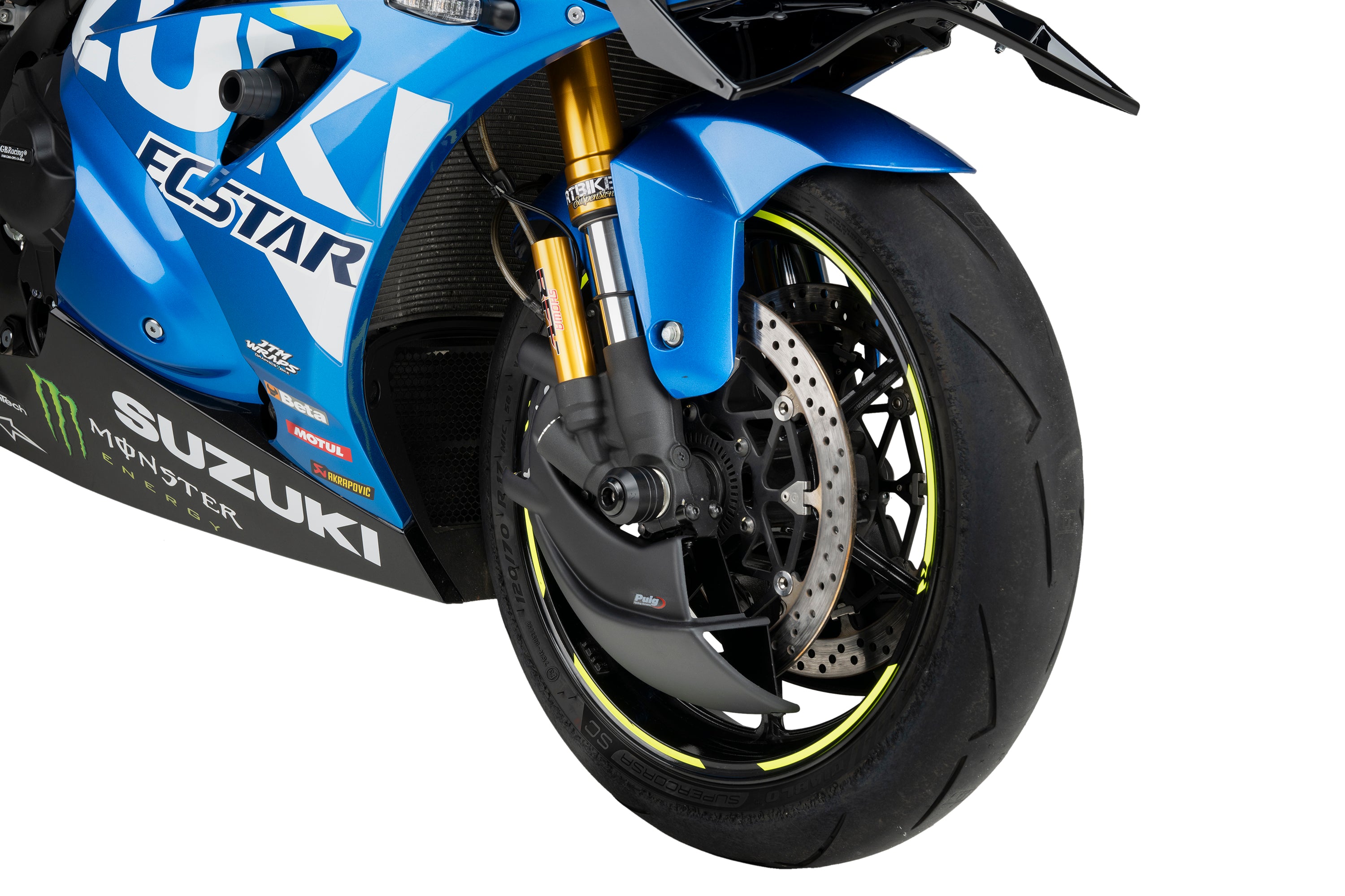 Puig Brake Ducts | Matte Black | Suzuki GSX-R1000 2009>2021 - Pyramid Motorcycle Accessories