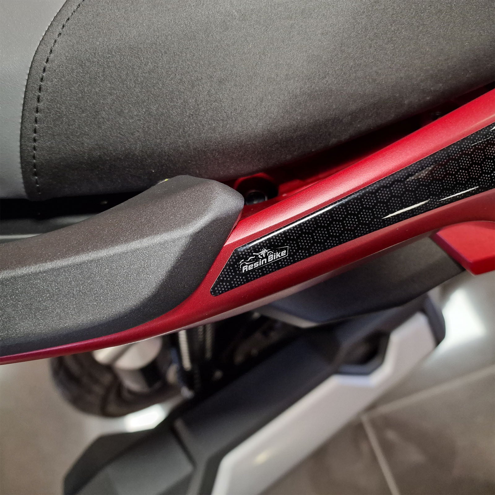 Resin Bike 3D Motorcycle Stickers - Passenger Handles | Honda ADV 350 2022>2026 - Pyramid Motorcycle Accessories