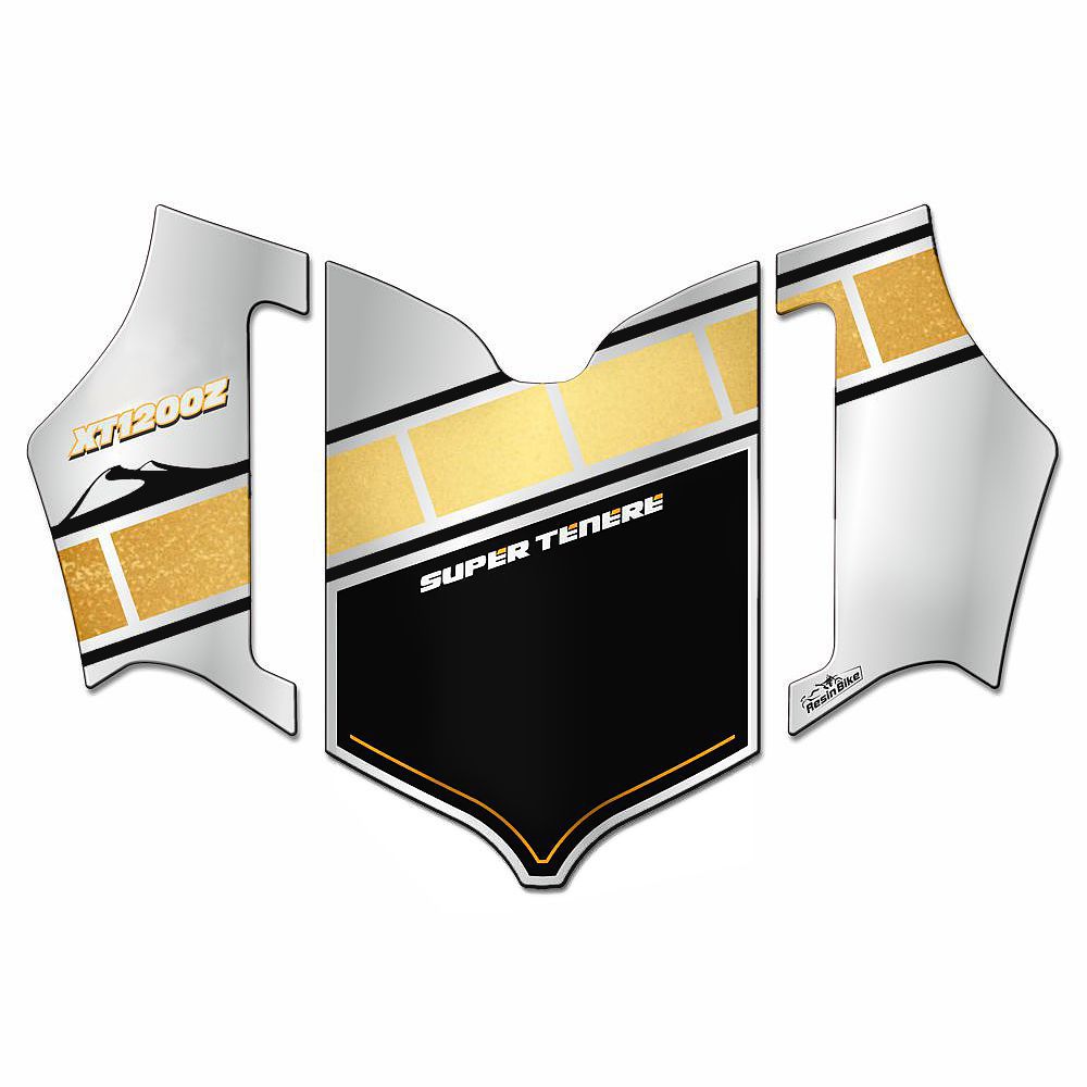 Resin Bike 3D Motorcycle Stickers - Windshield | Yamaha XT 1200 Z Super Tenere 2010>2014 RB-B72Z1369 - Pyramid Motorcycle Accessories